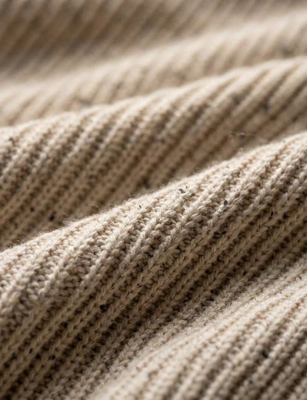Beau Quarter Zip Knit - Oatmeal - Image 4