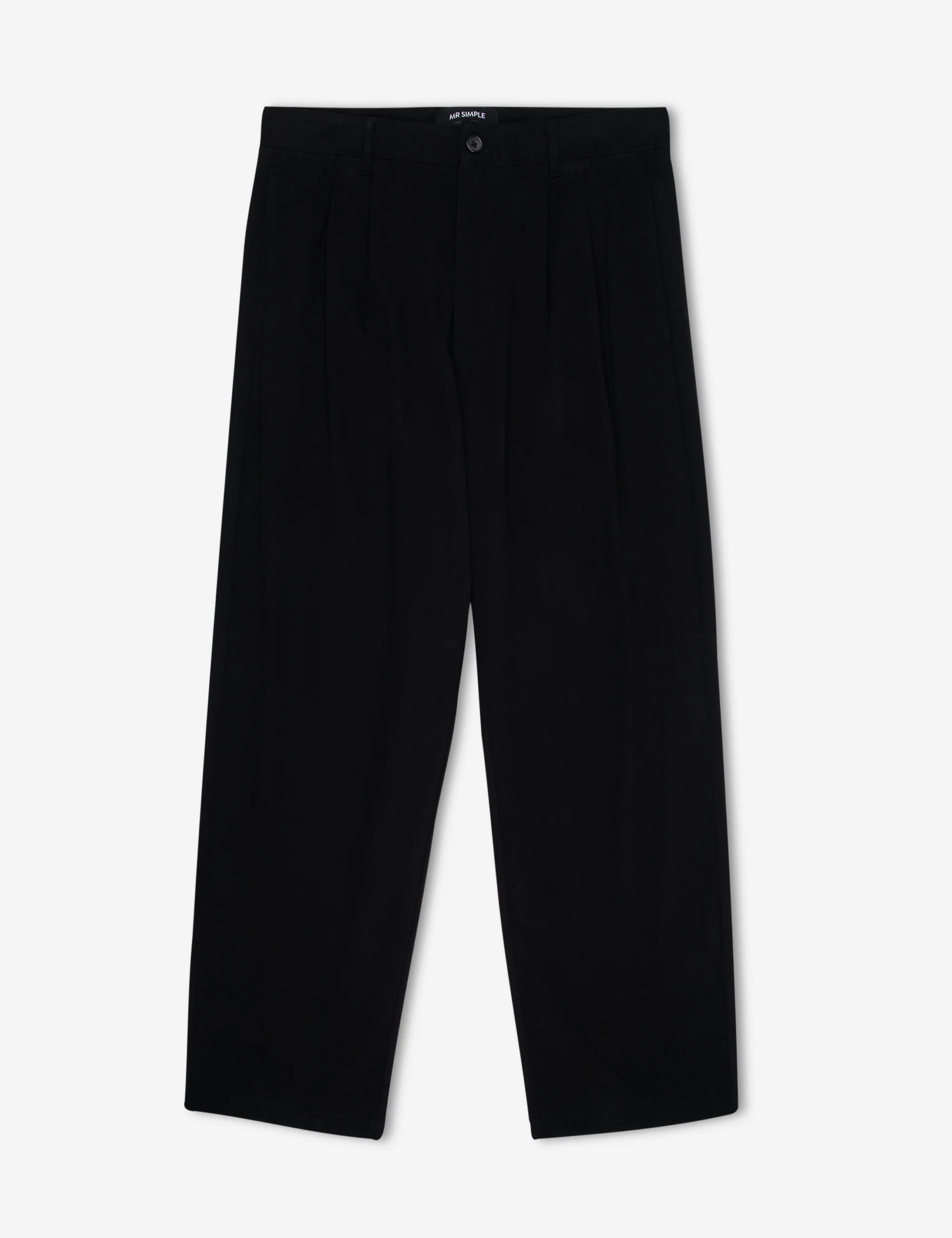 Brooklyn Pleated Pant - Black - Image 7