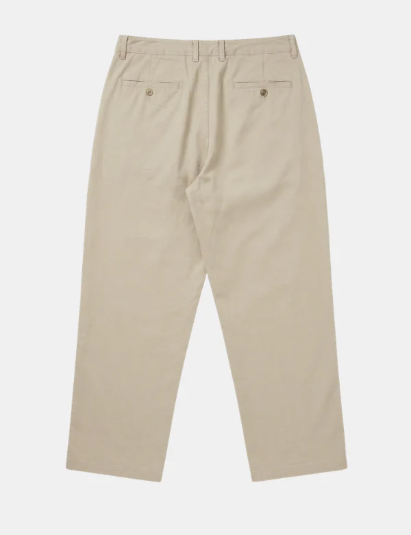Brooklyn Pleated Pant - Stone - Image 3
