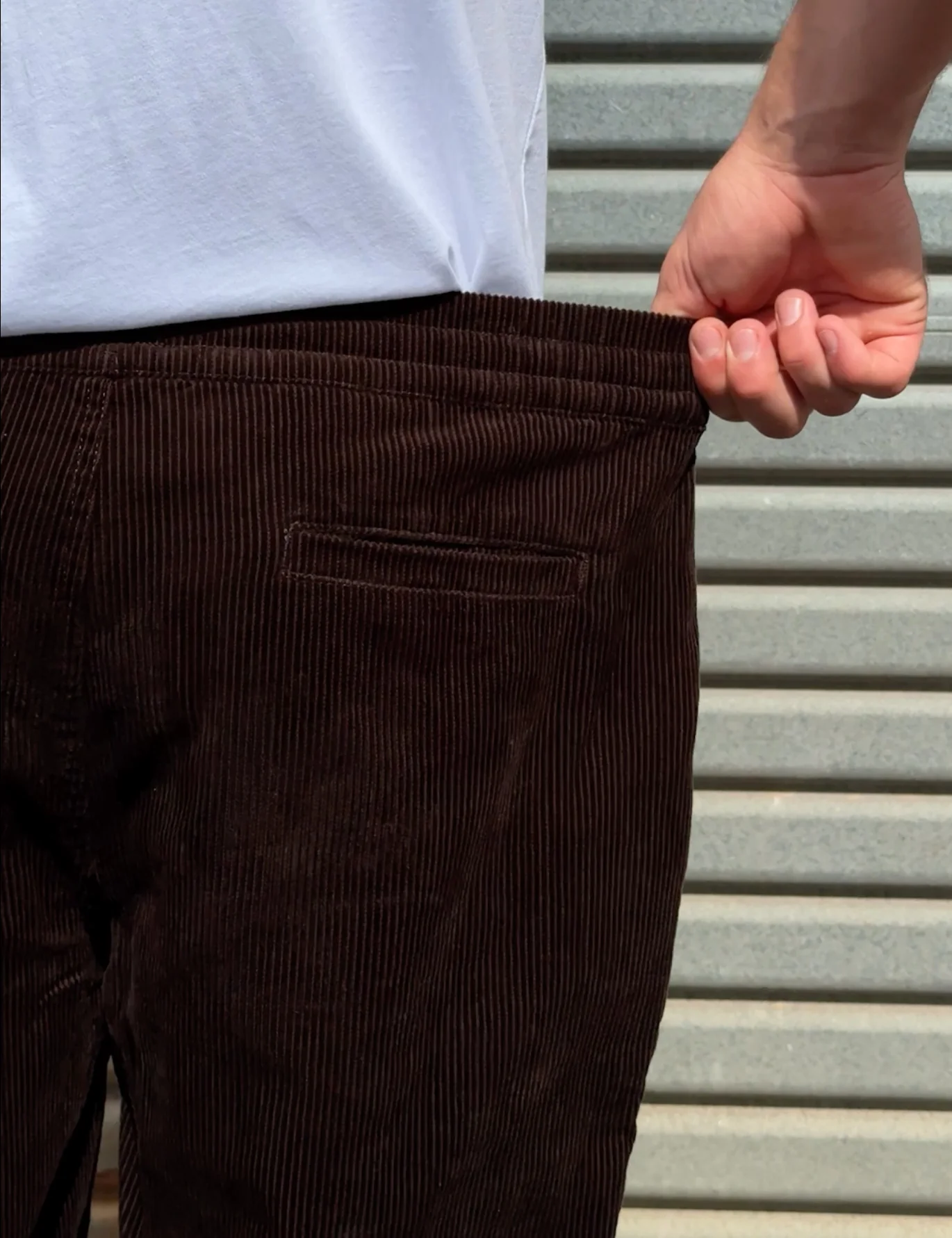 Burbank Pant - Brown Cord - Image 4