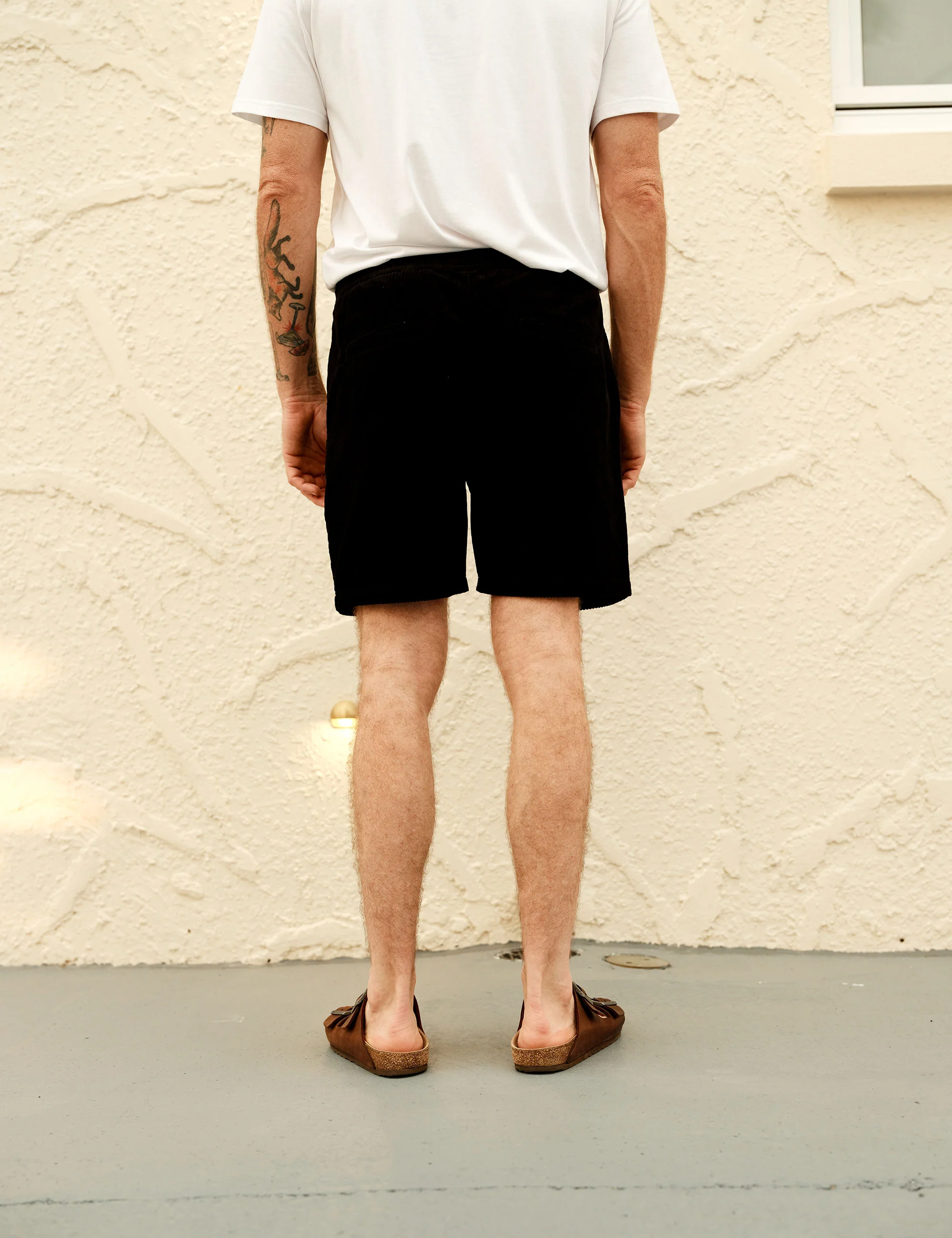 Burbank Cord Short - Black - Image 5