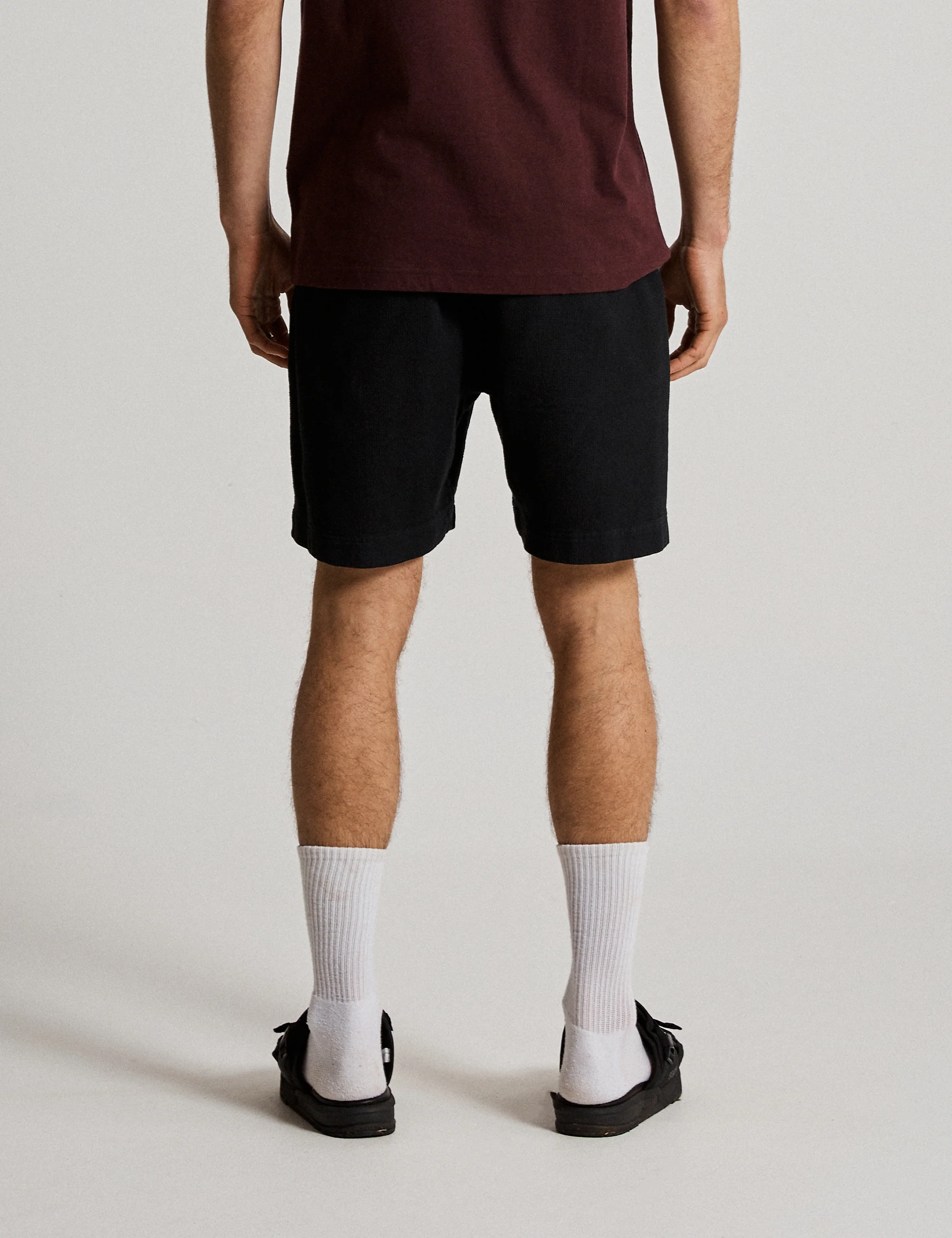 Burbank Short - Black Waffle - Image 4