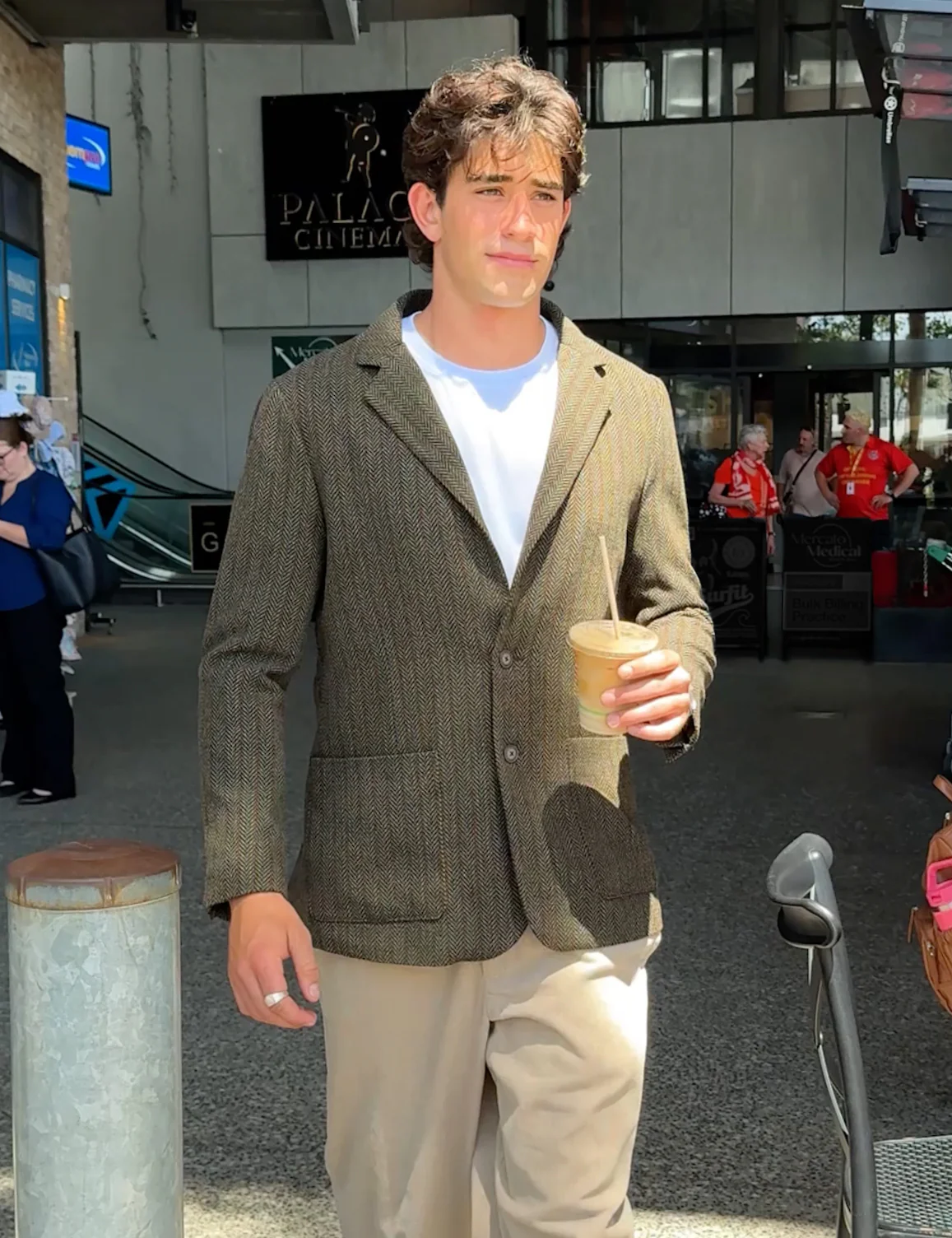 Carlton Blazer - Brown Herringbone - Image 4