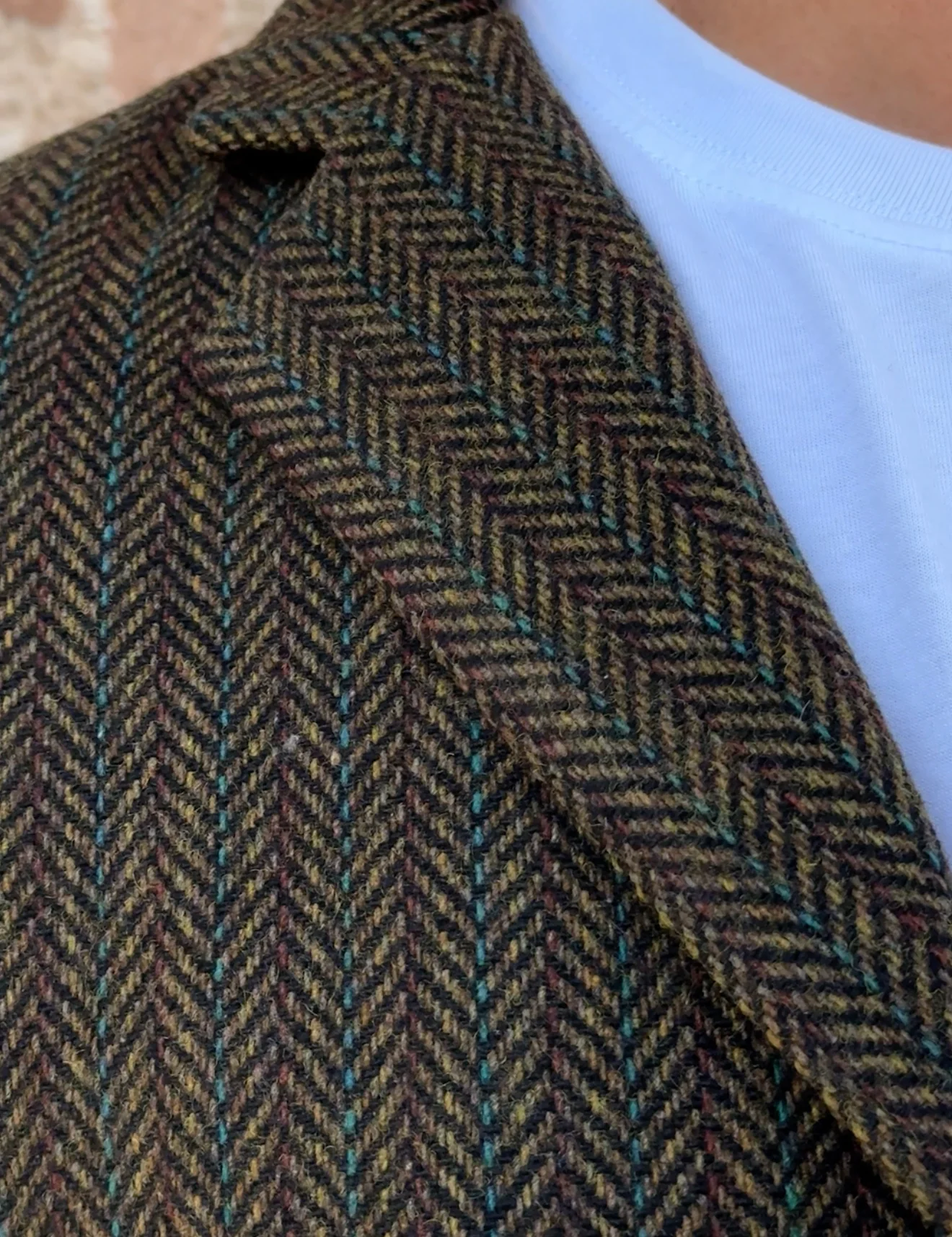 Carlton Blazer - Brown Herringbone - Image 6