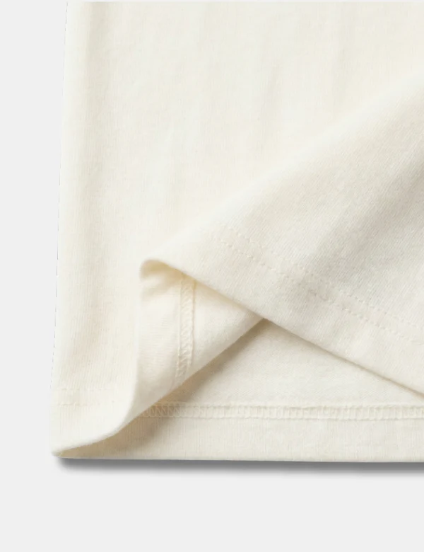 Cashmere Reginald Short Sleeve Tee - Natural - Image 5