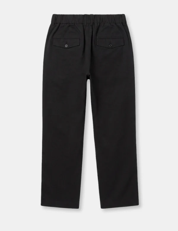 Chad Elastic Waist Relaxed Pant - Black - Image 3