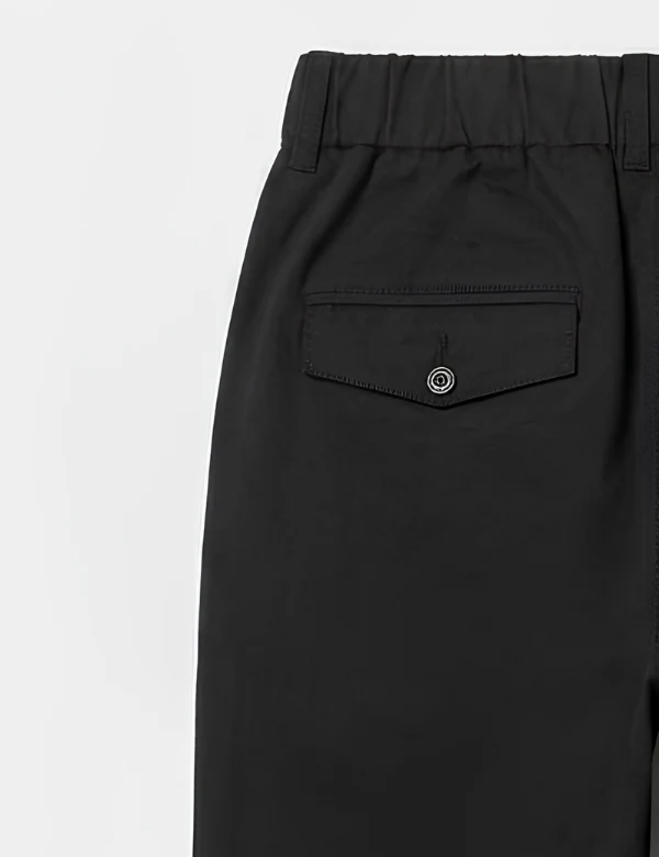 Chad Elastic Waist Relaxed Pant - Black - Image 4