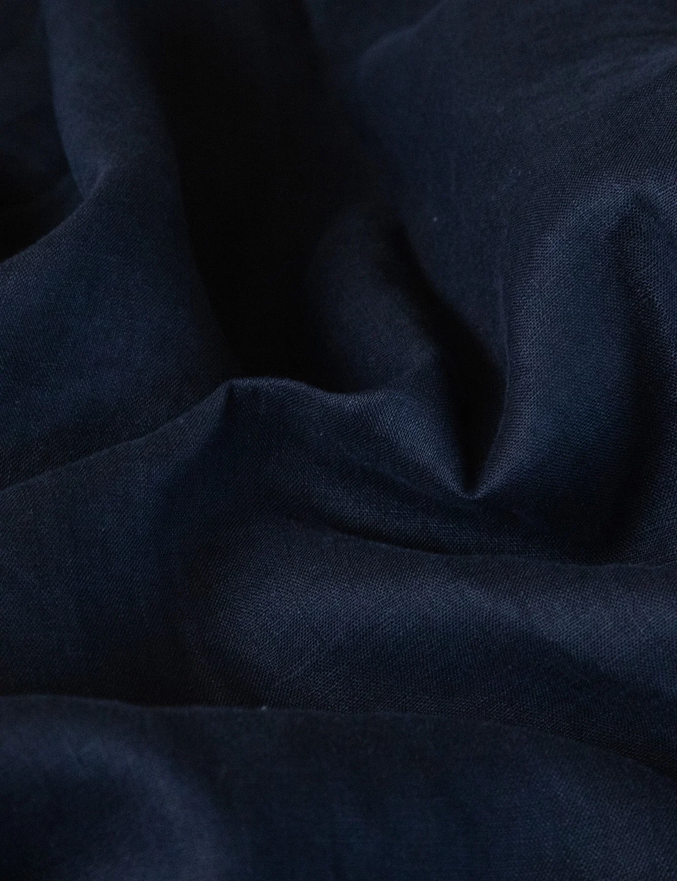 Cuban Linen Short Sleeve Shirt - Navy - Image 14