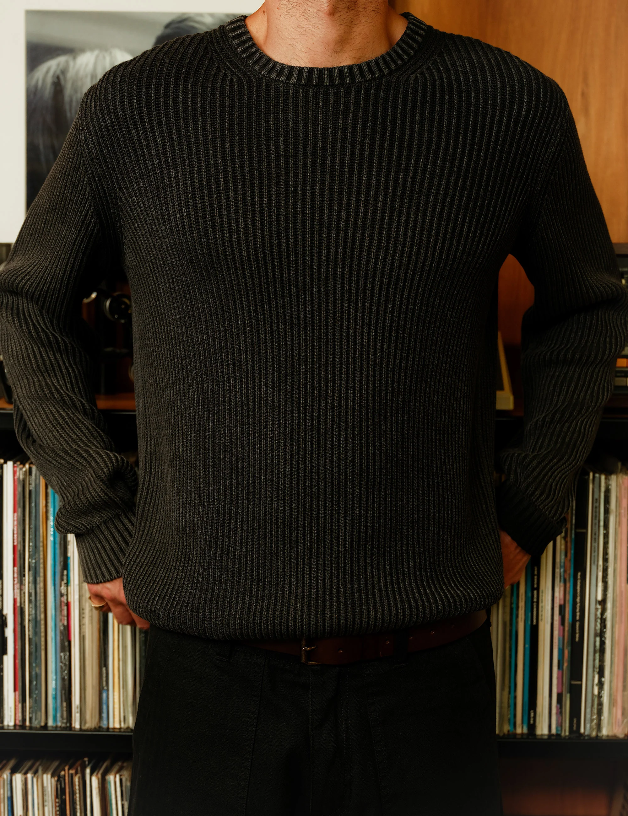 Fisher Relaxed Knit - Black - Image 5