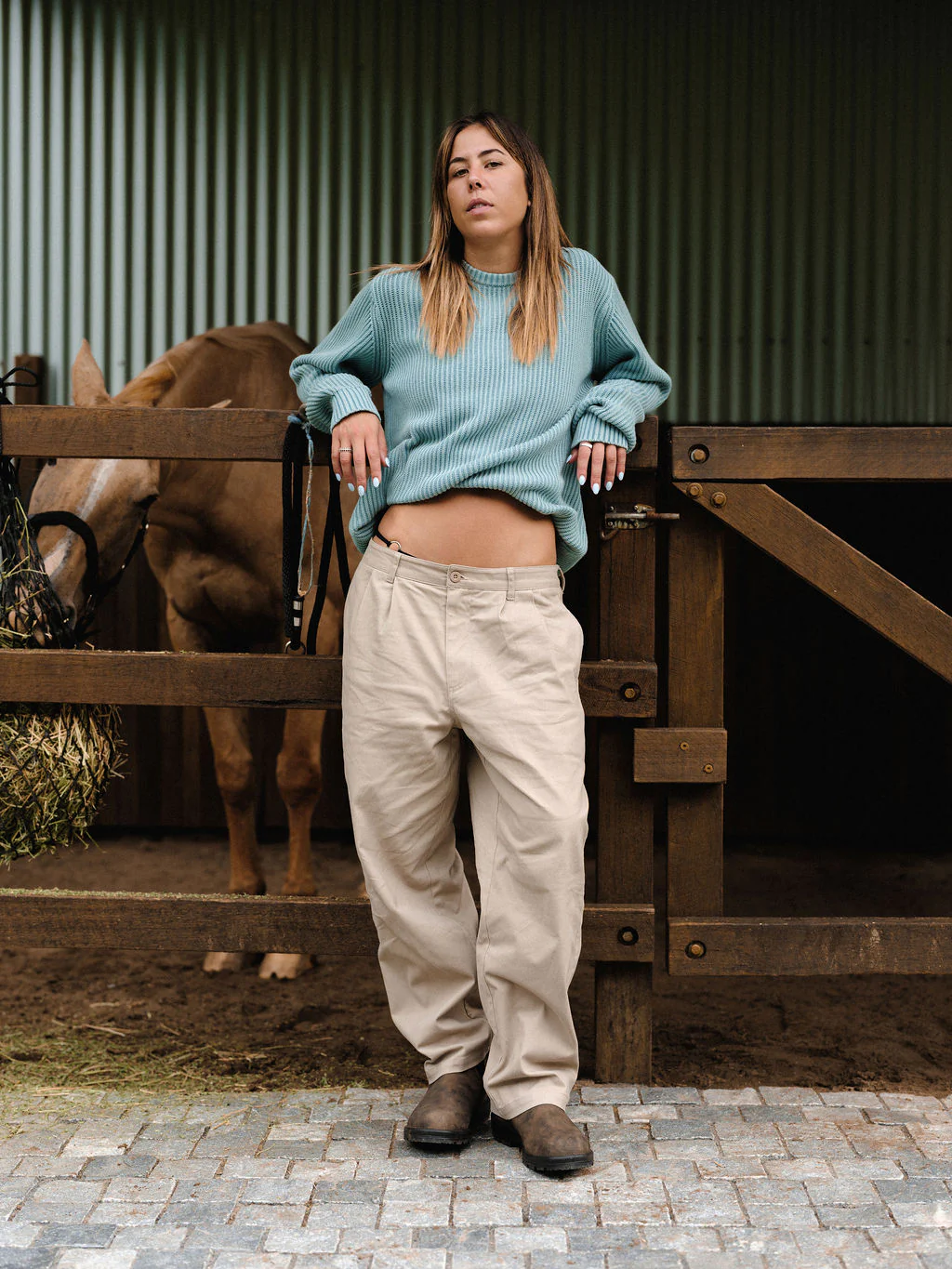 Fisher Relaxed Knit - Blue Smoke - Image 5