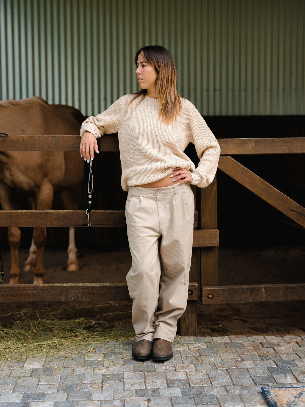 Fisher Relaxed Knit - Oatmeal - Image 6