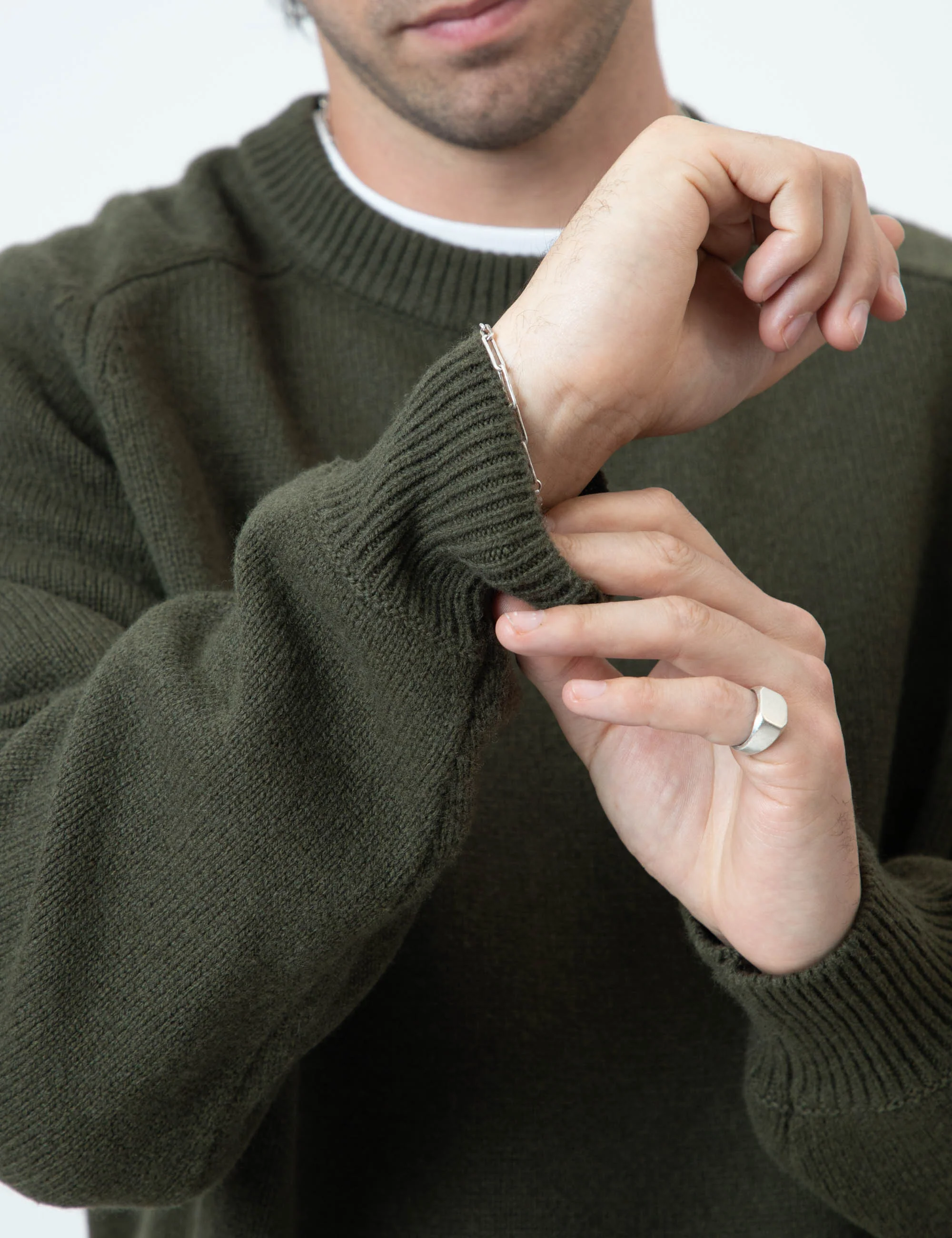 Fred Wool Knit - Fatigue - Image 4