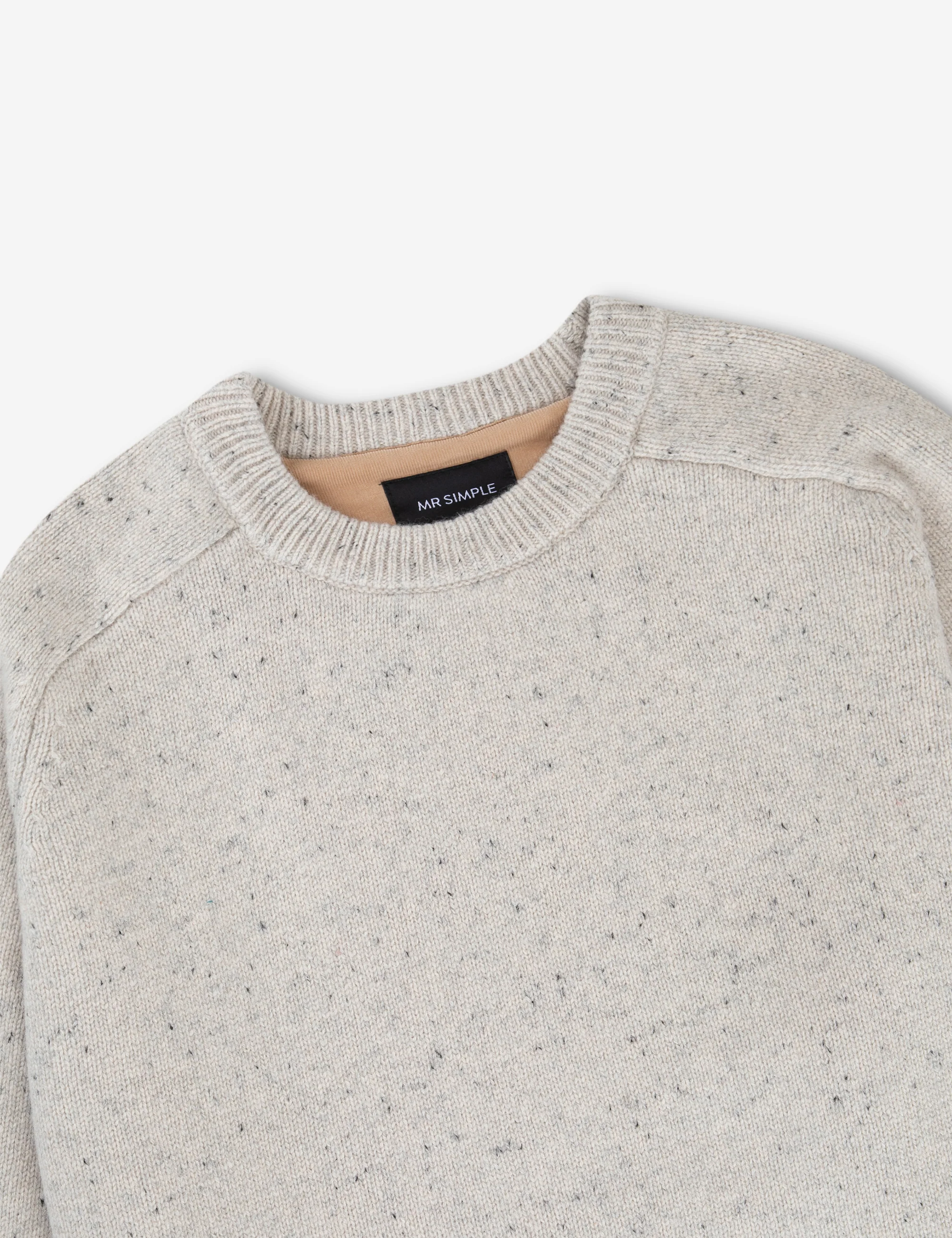 Fred Wool Knit - Oatmeal - Image 5
