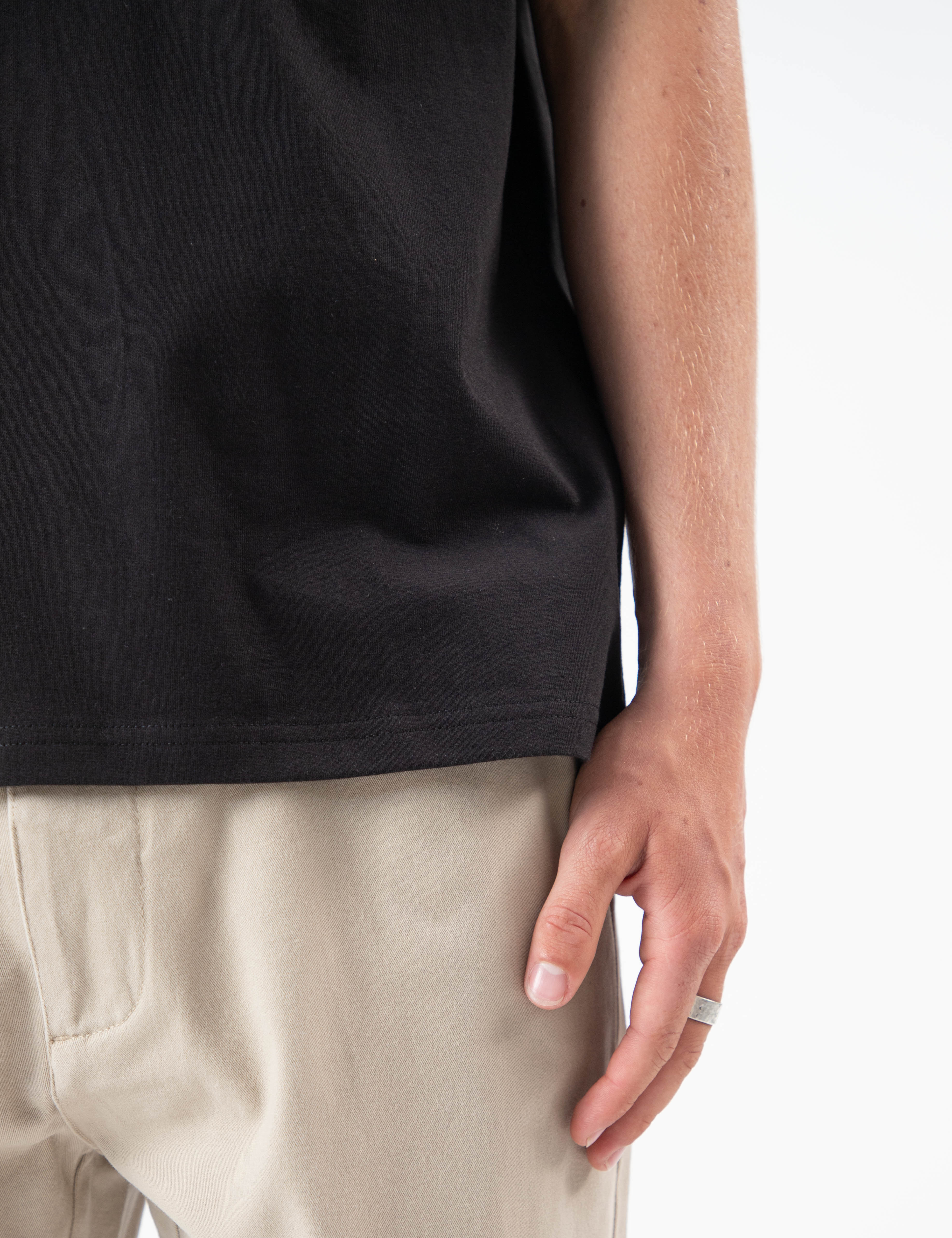 Heavy Weight Tee - Black - Image 5