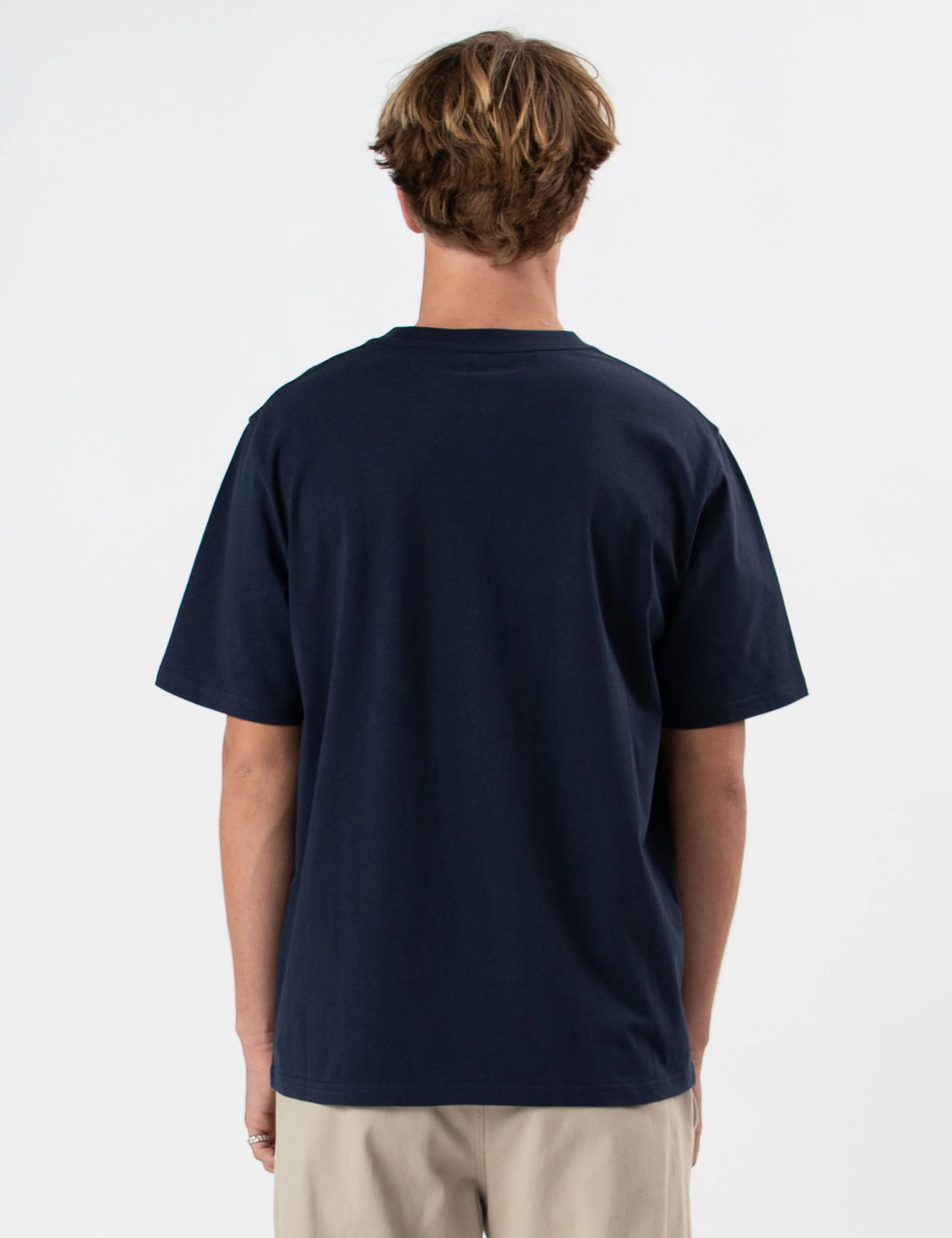 Heavy Weight Tee - Navy - Image 4