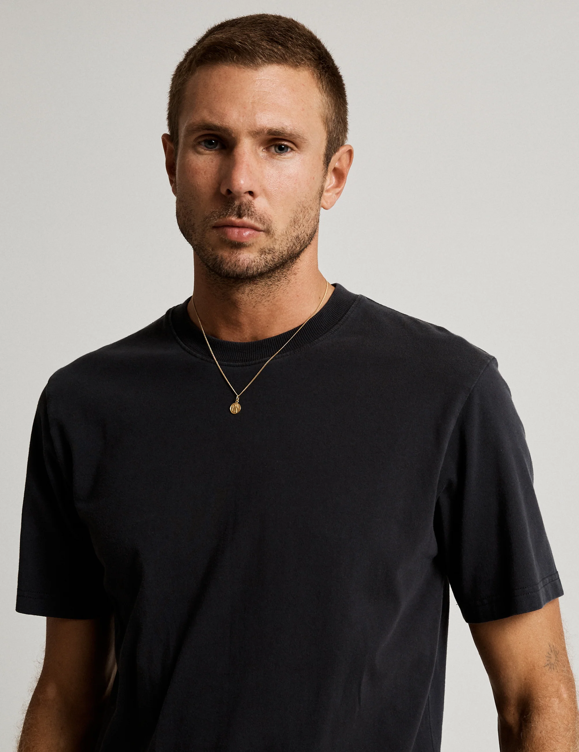 Heavy Weight Tee - Washed Black - Image 5