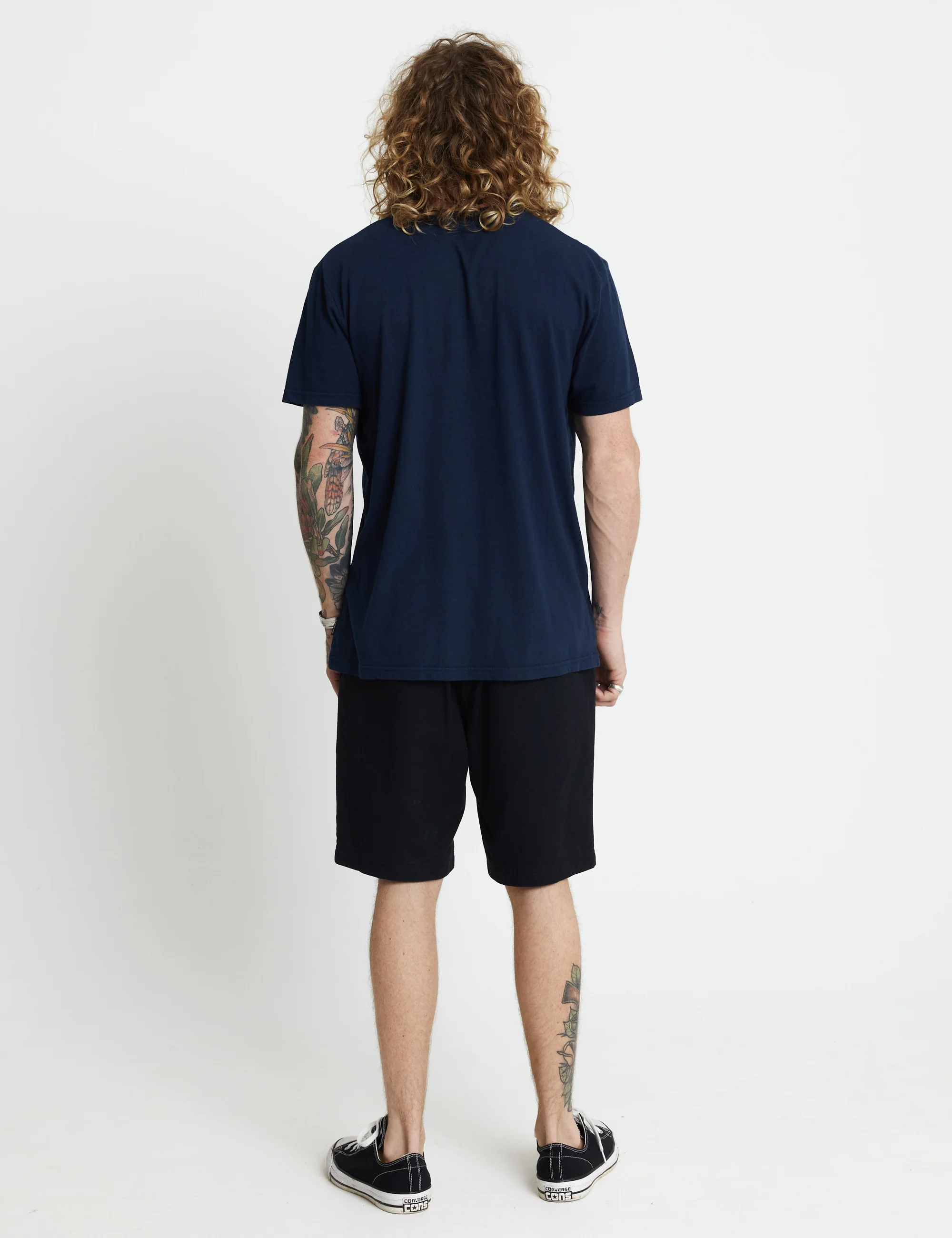 Hemp Tee - Navy - Image 6