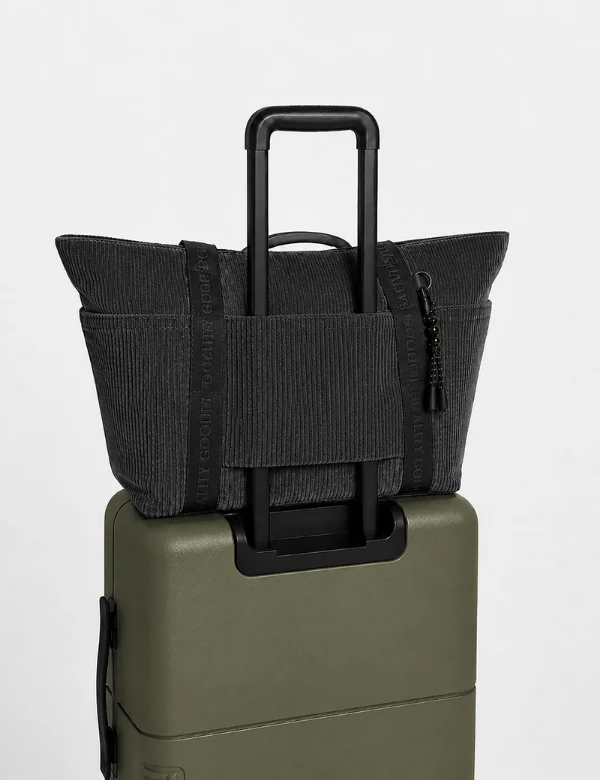 Jasper Tote - Charcoal Corduroy - Image 5