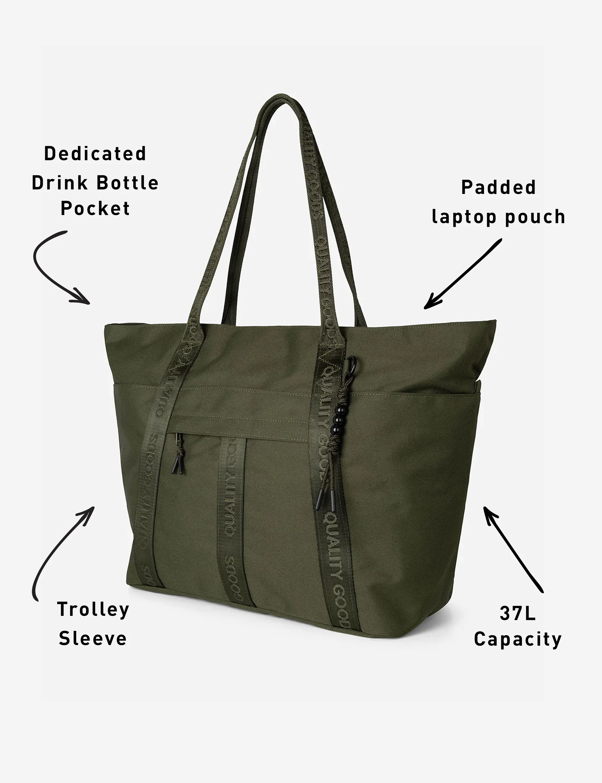 Jasper Tote - Army - Image 3