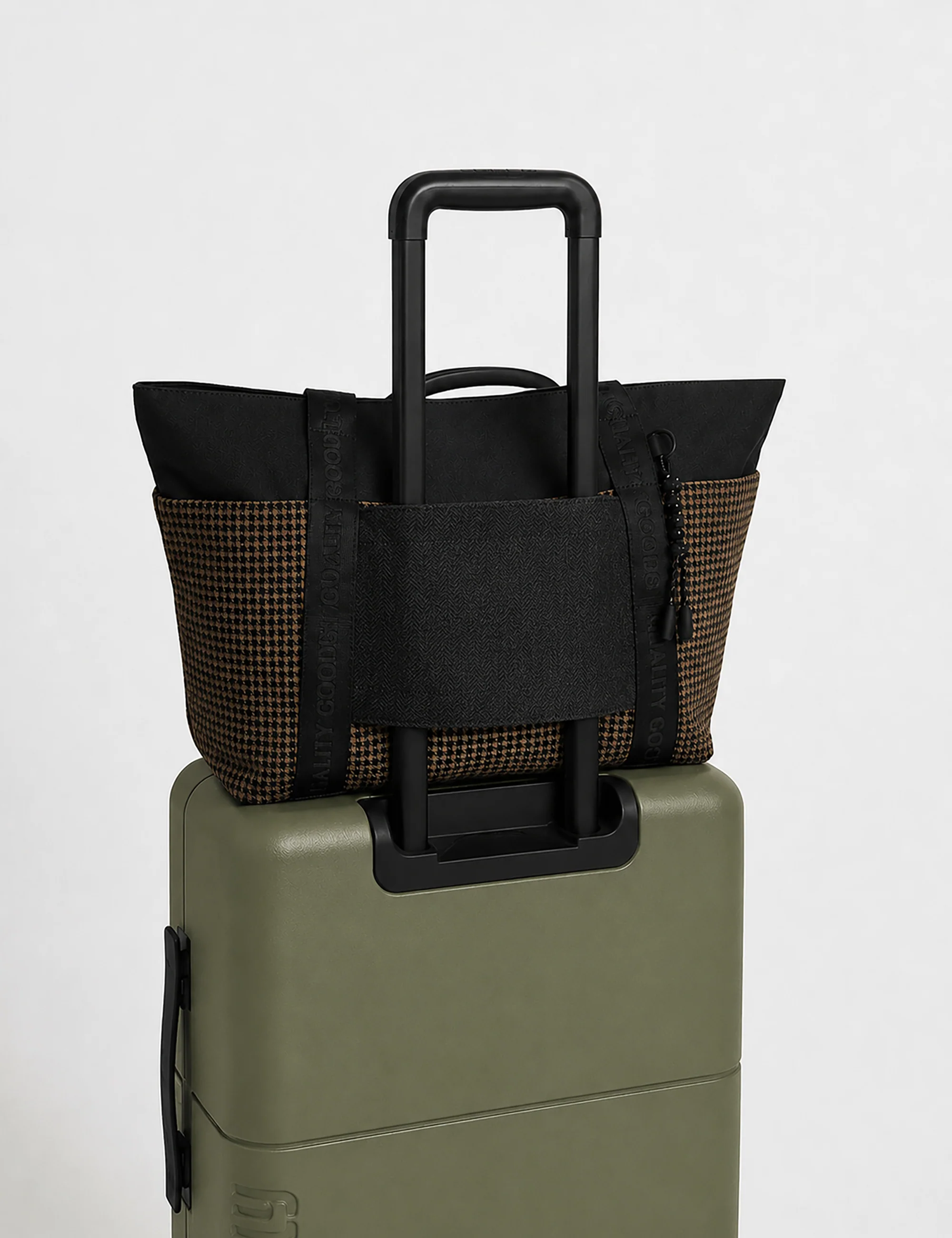 Jasper Tote - Houndstooth Herringbone - Image 6