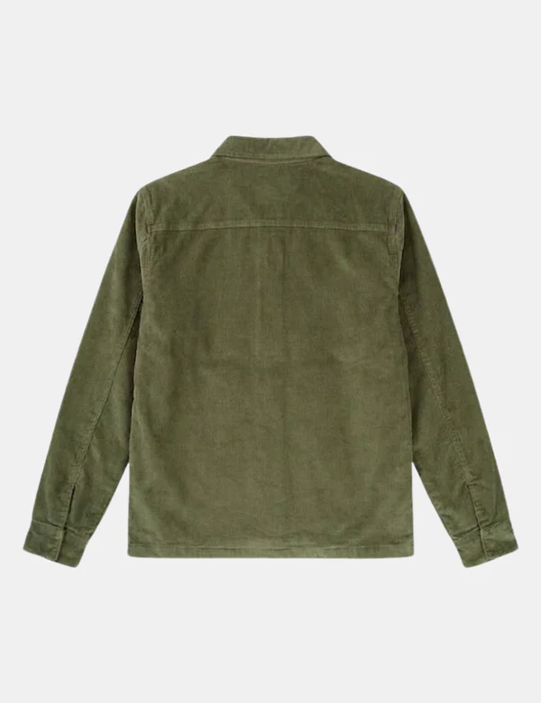 Quilted Cord Jacket - Army - Image 3