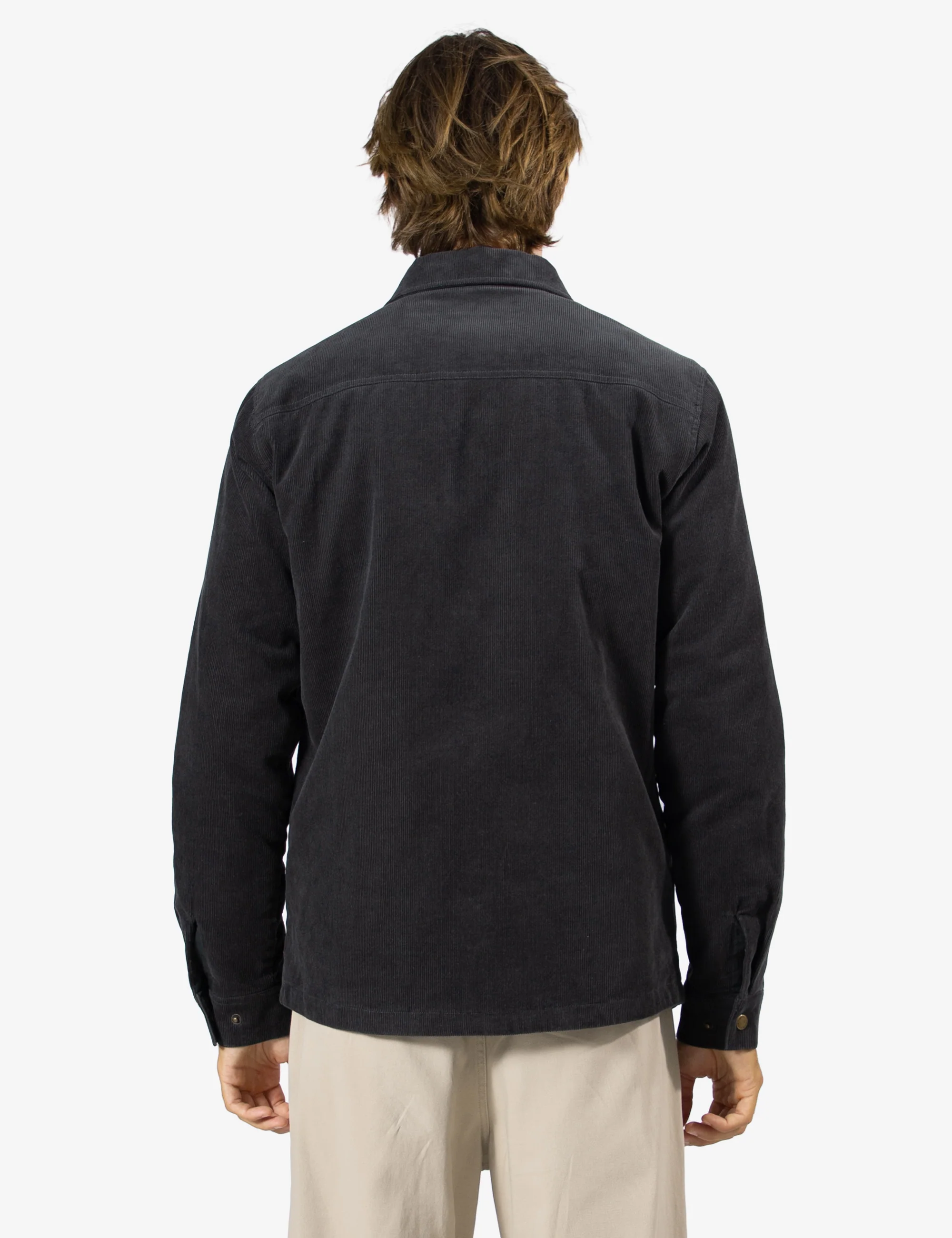 Quilted Cord Jacket - Graphite - Image 10