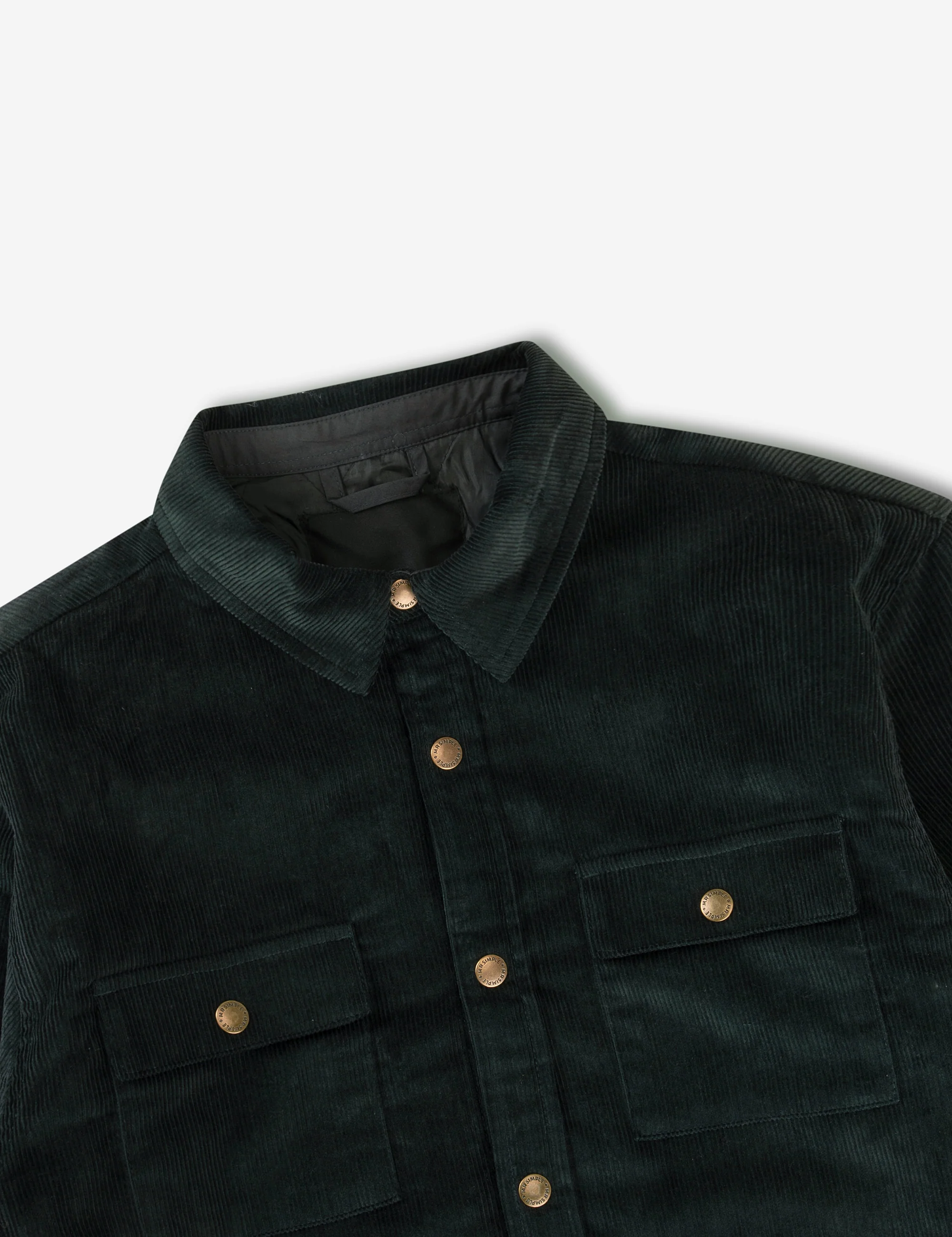 Quilted Cord Jacket - Pine - Image 12