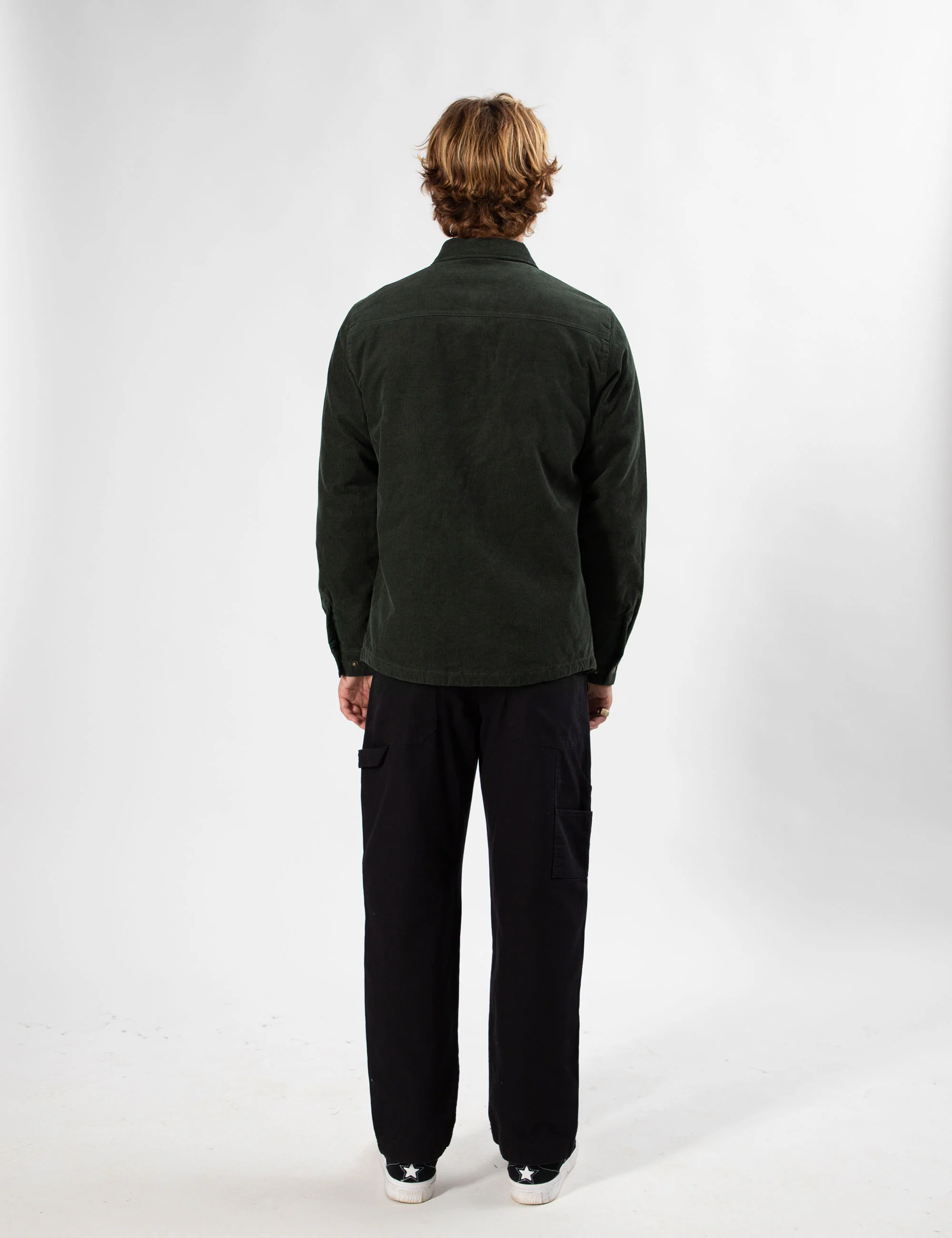 Quilted Cord Jacket - Pine - Image 7
