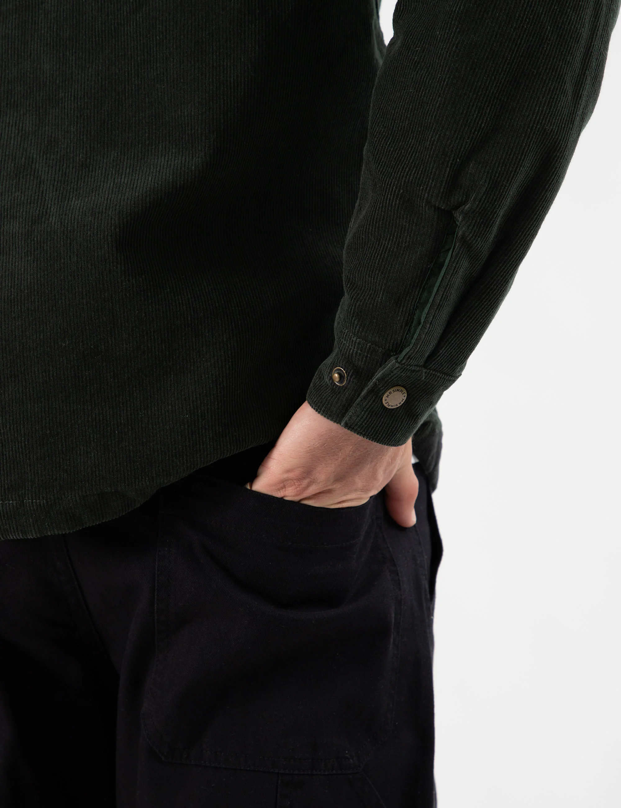 Quilted Cord Jacket - Pine - Image 9