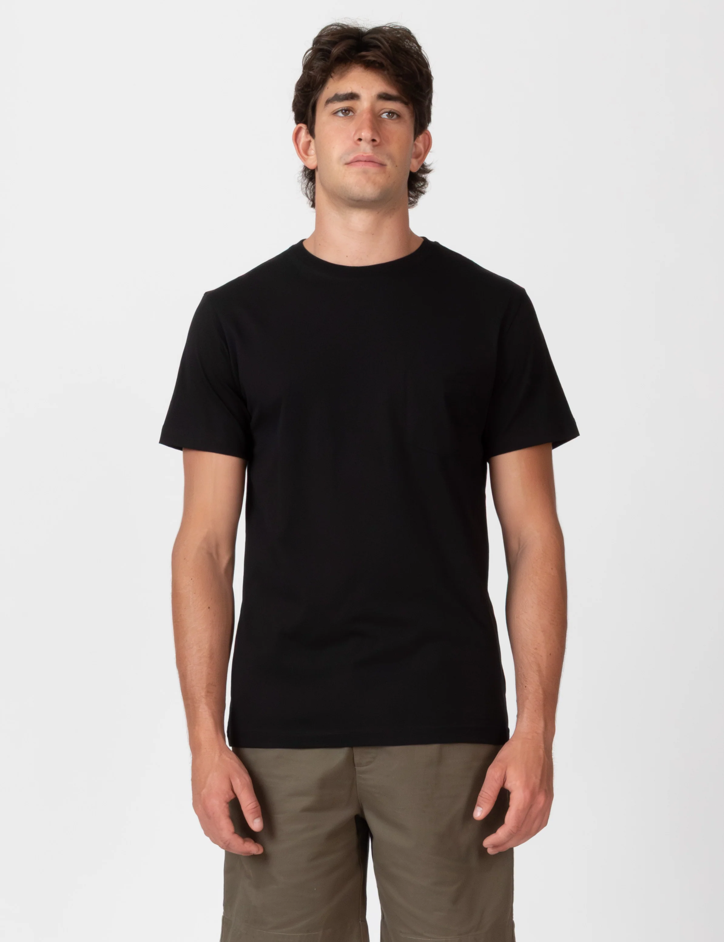 Reginald Pocket Tee - Black - Image 7