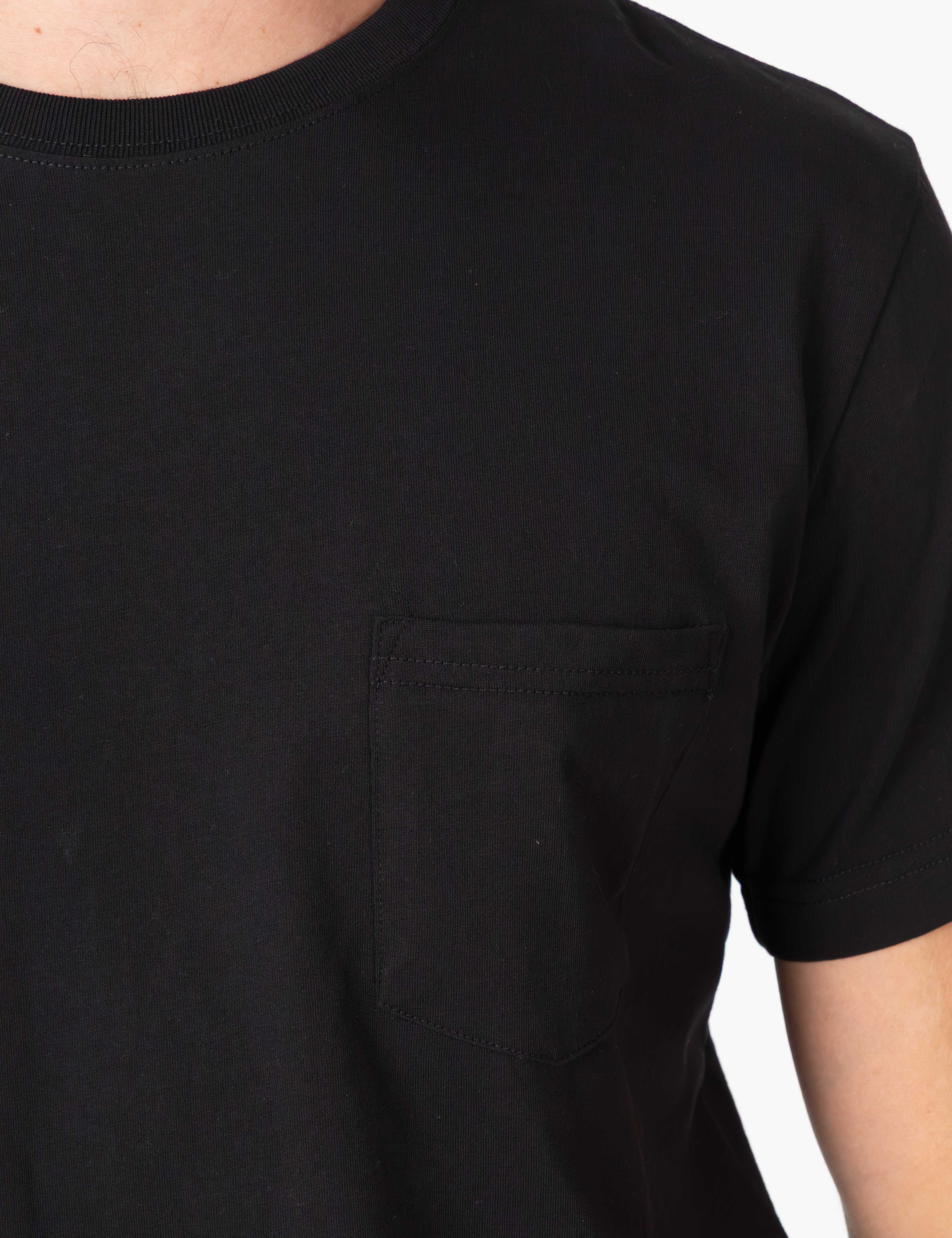 Reginald Pocket Tee - Black - Image 8