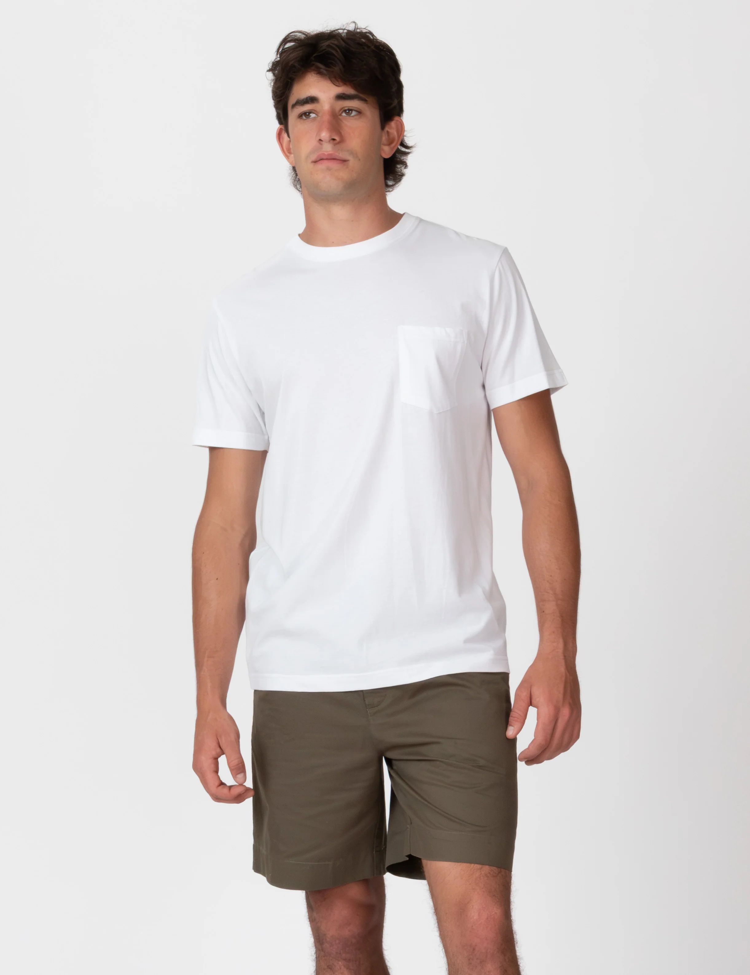 Reginald Pocket Tee - White - Image 7