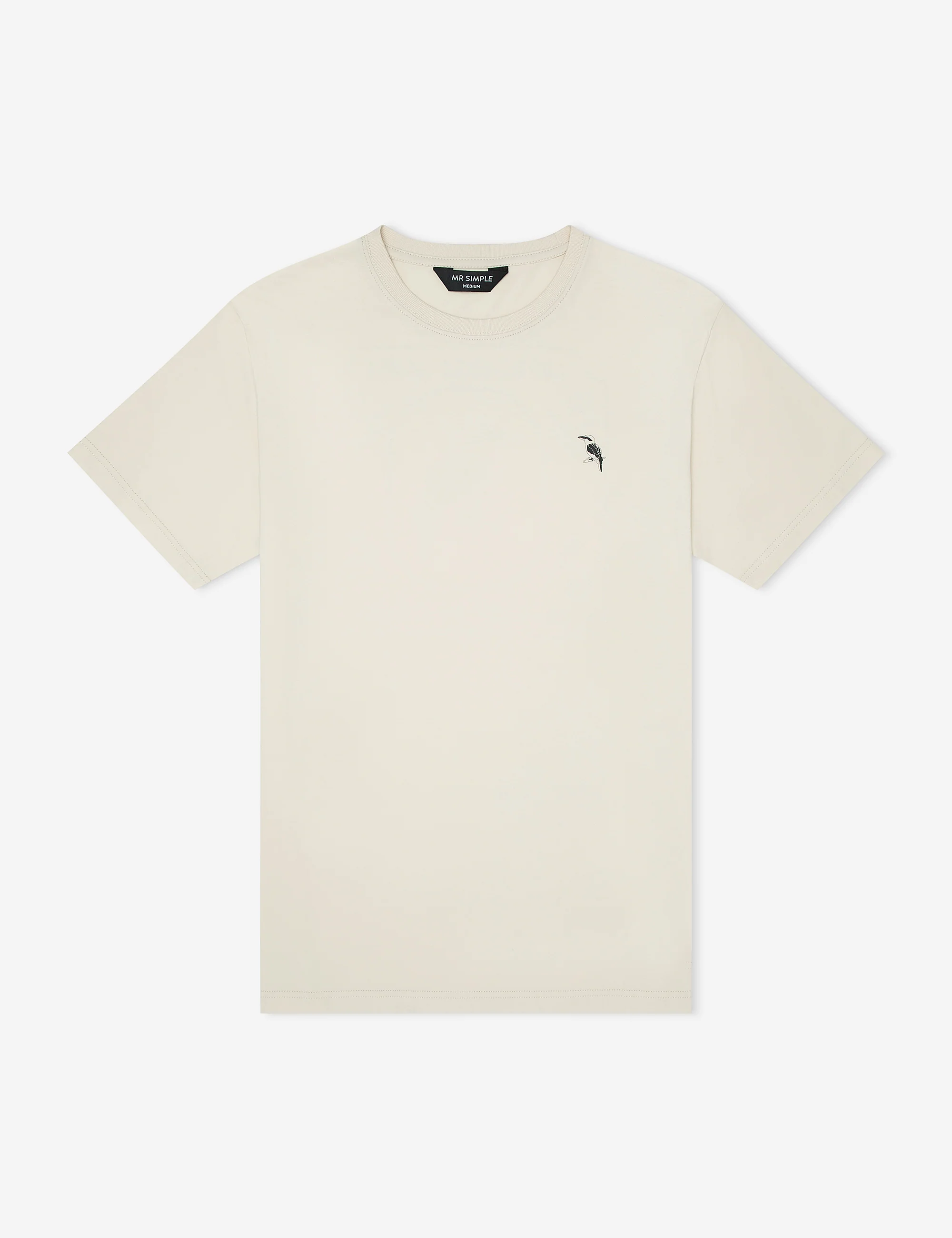 Reginald Print Tee - Authentic Logo Natural - Image 4