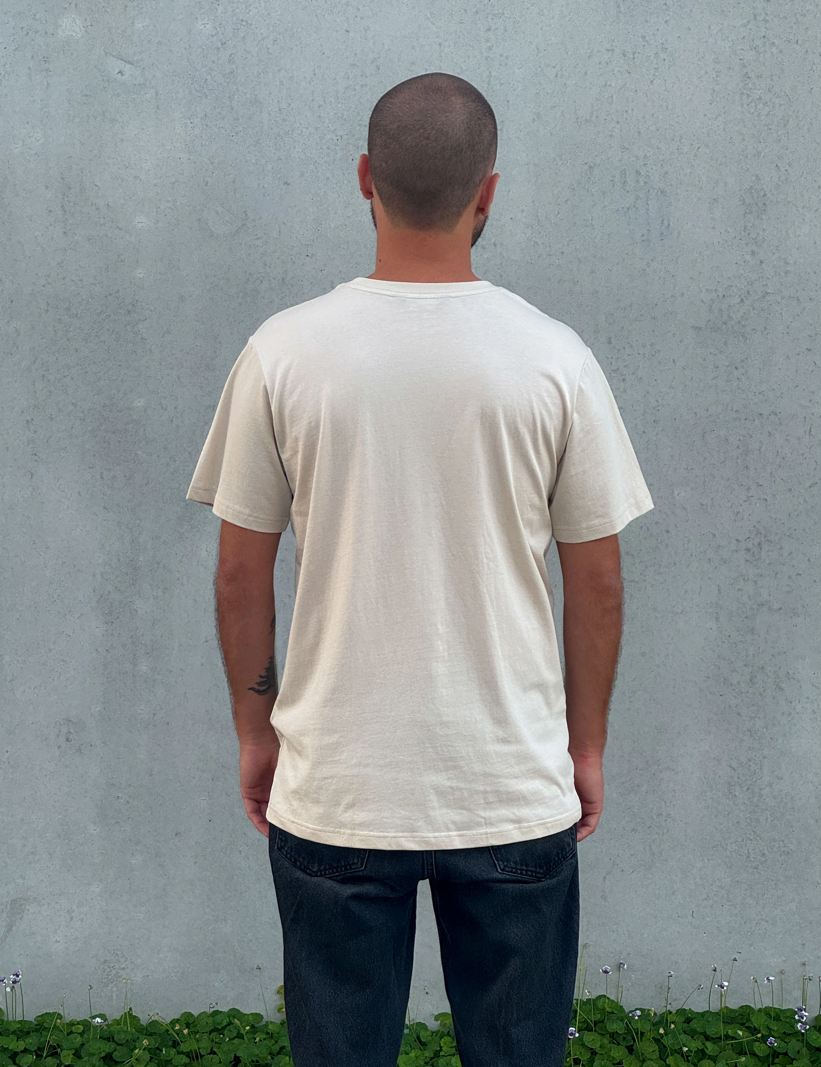 Reginald Print Tee - Oz Tee Natural - Image 7
