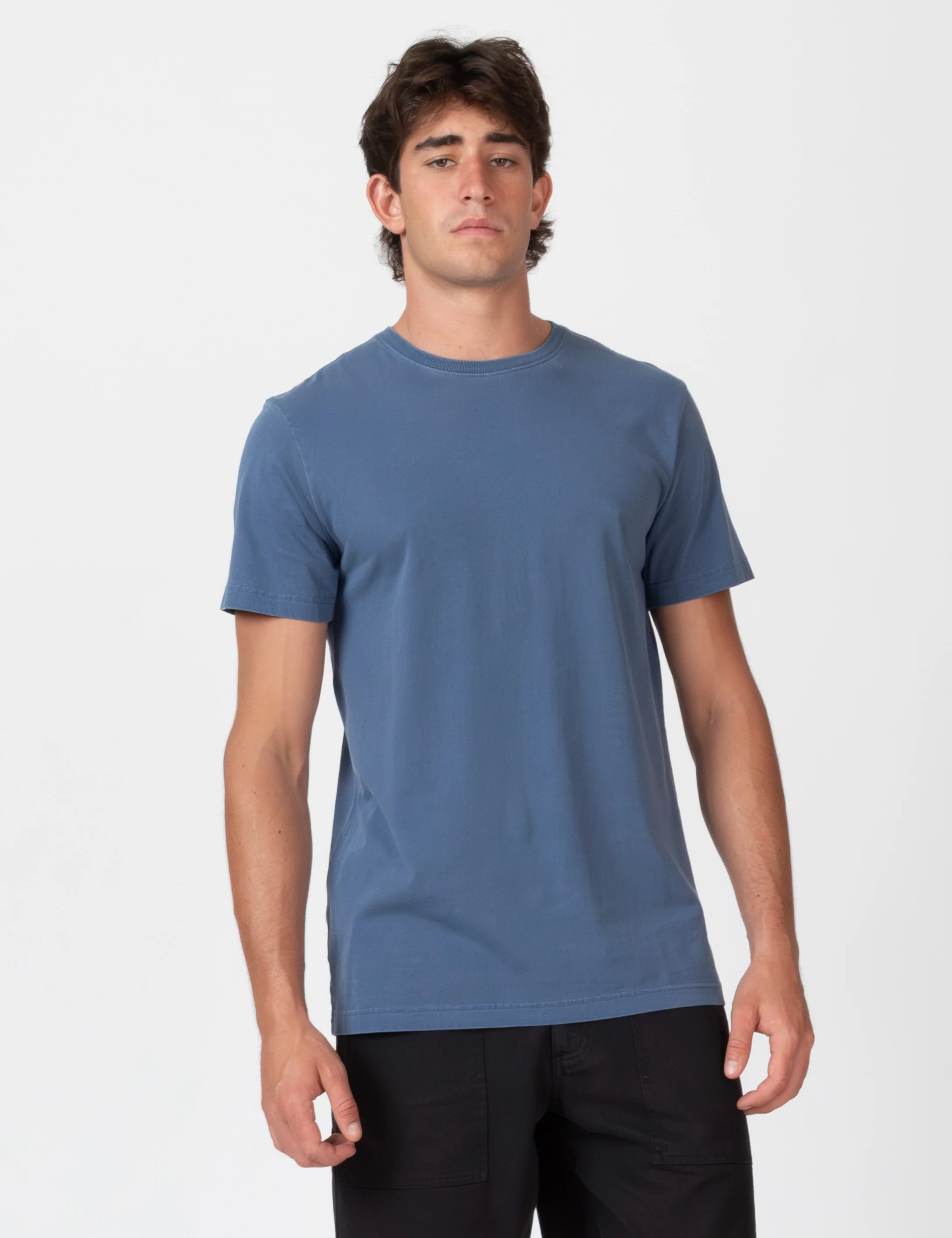 Reginald Vintage Tee - Navy Fade - Image 3