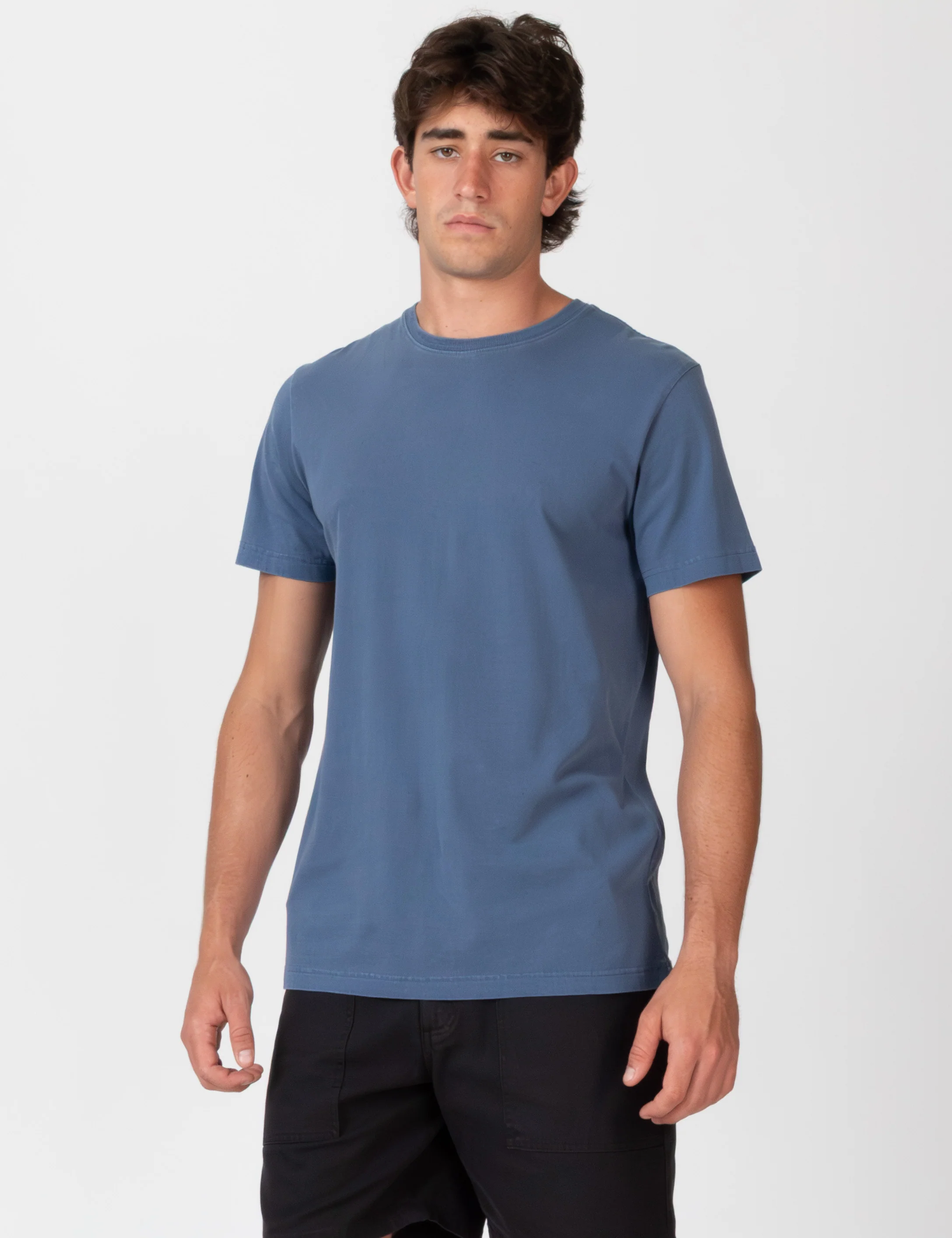 Reginald Vintage Tee - Navy Fade - Image 4