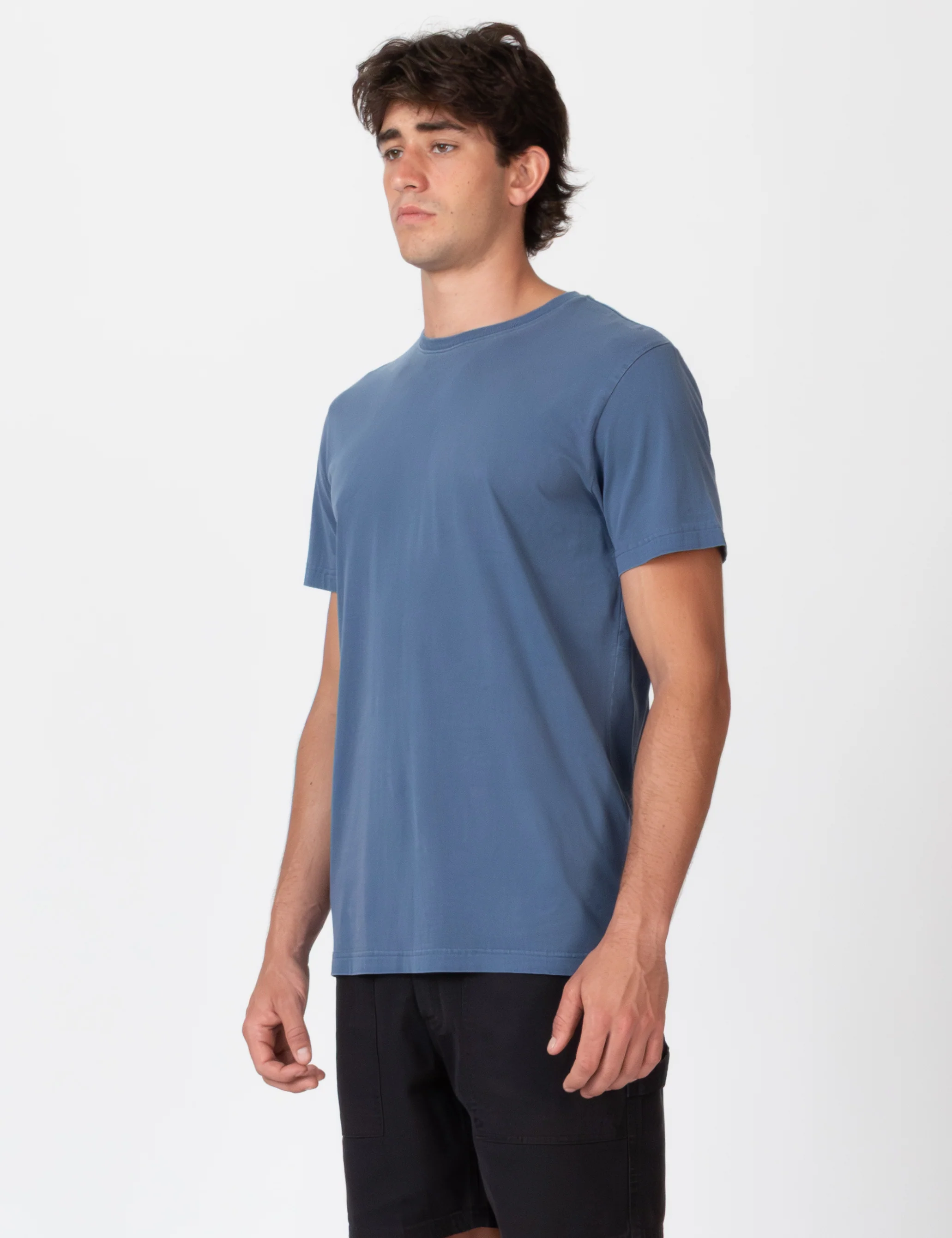 Reginald Vintage Tee - Navy Fade - Image 7