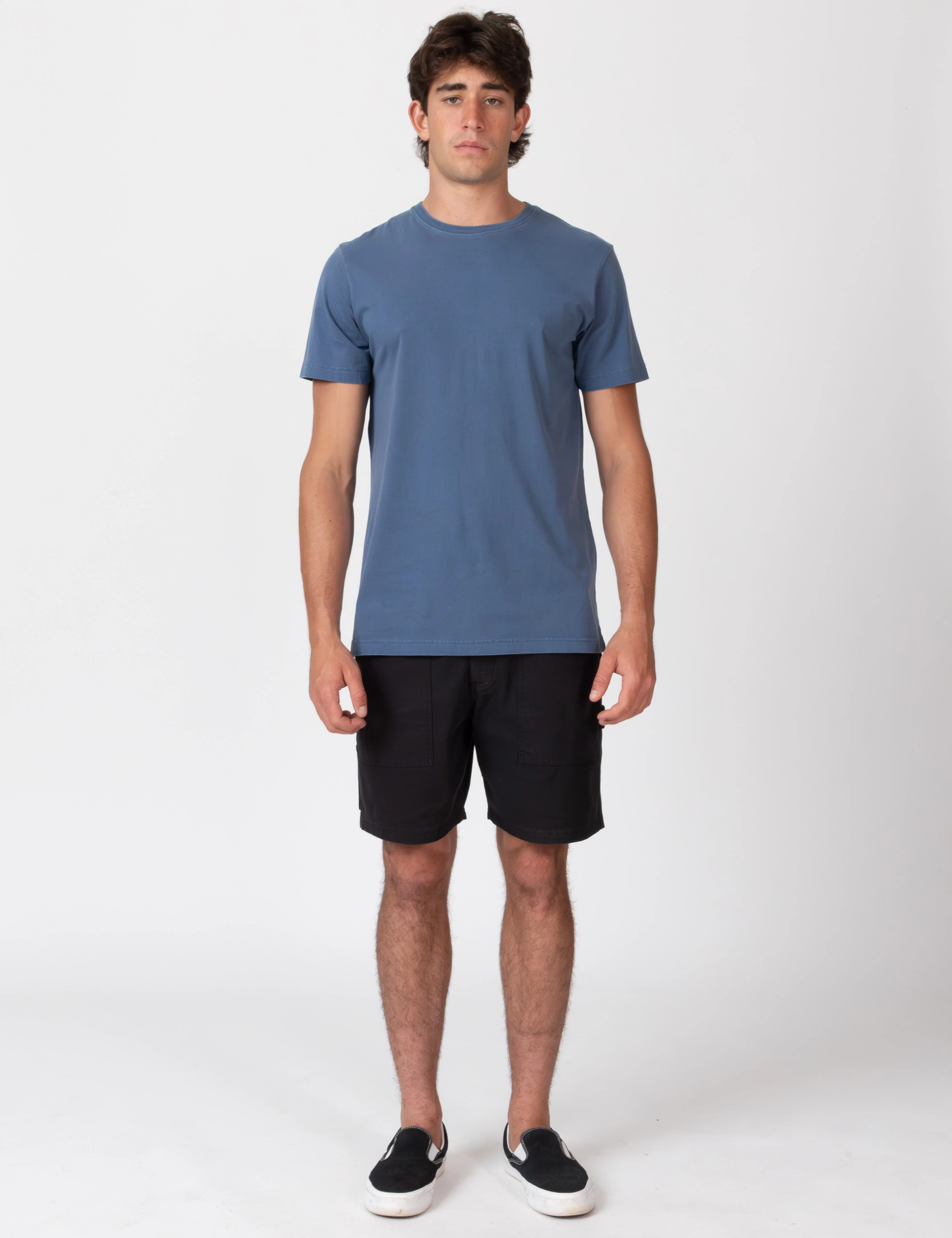 Reginald Vintage Tee - Navy Fade - Image 9