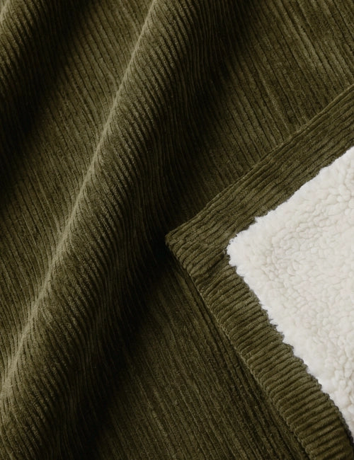 Stockyard Sherpa Jacket - Army Cord - Image 5