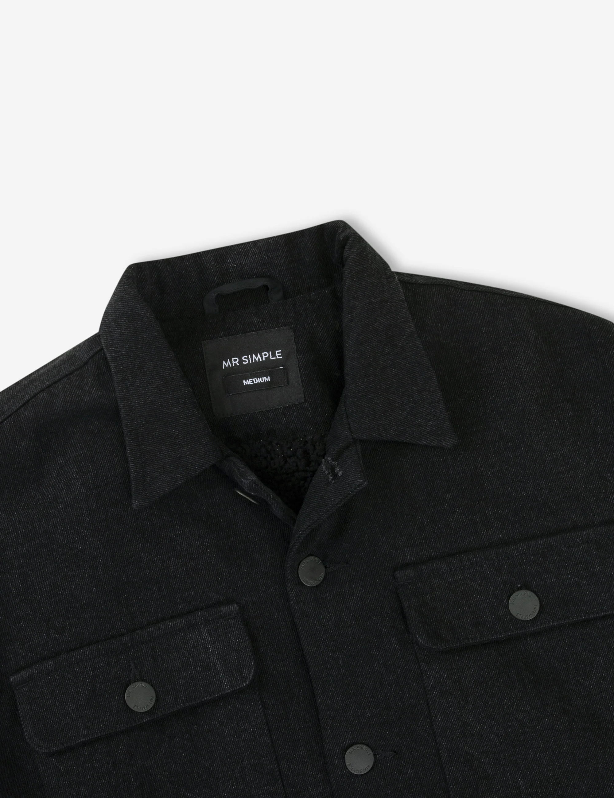 Stockyard Sherpa Jacket - Black Canvas - Image 3