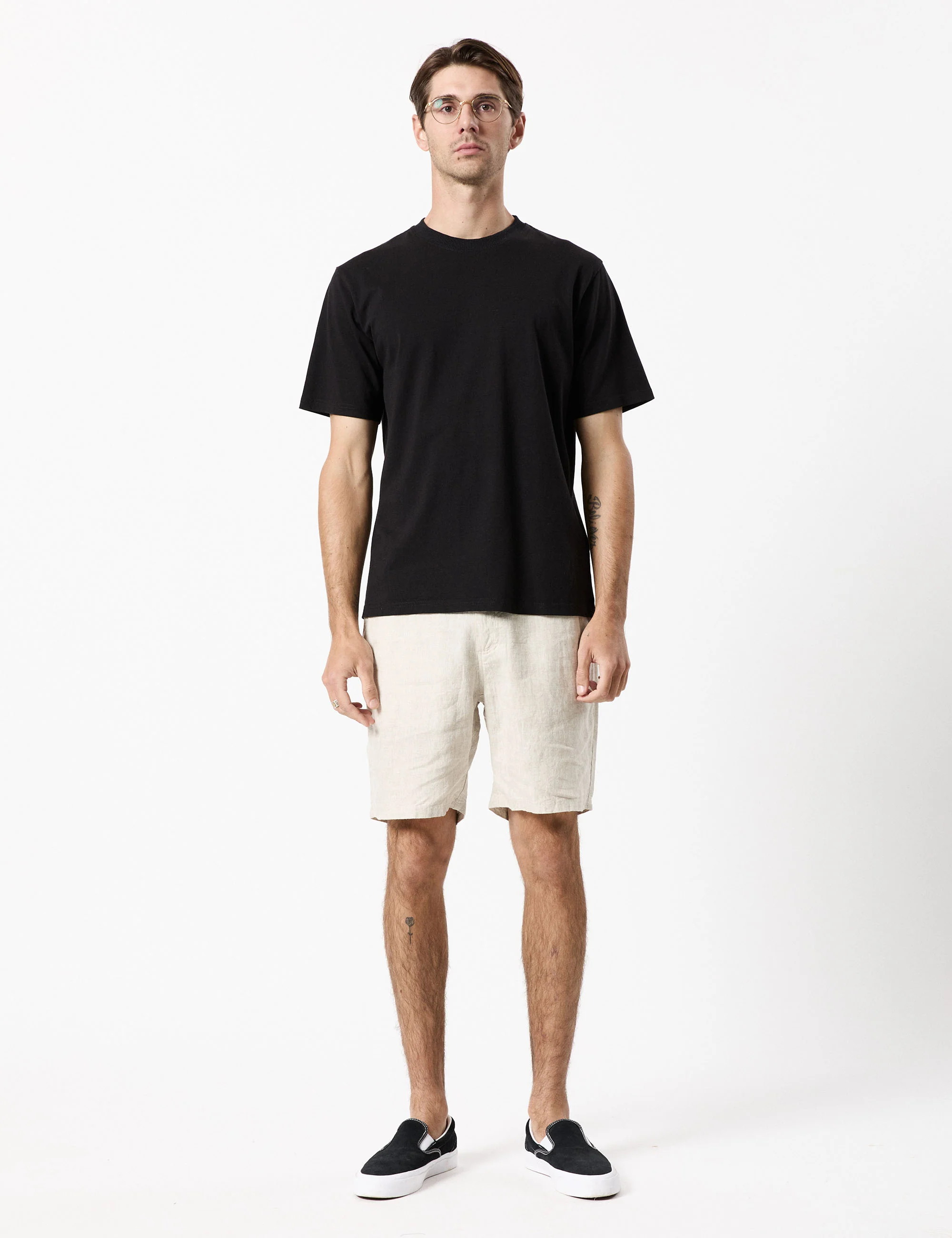 Tanner 3.0 Linen Shorts - Natural - Image 11