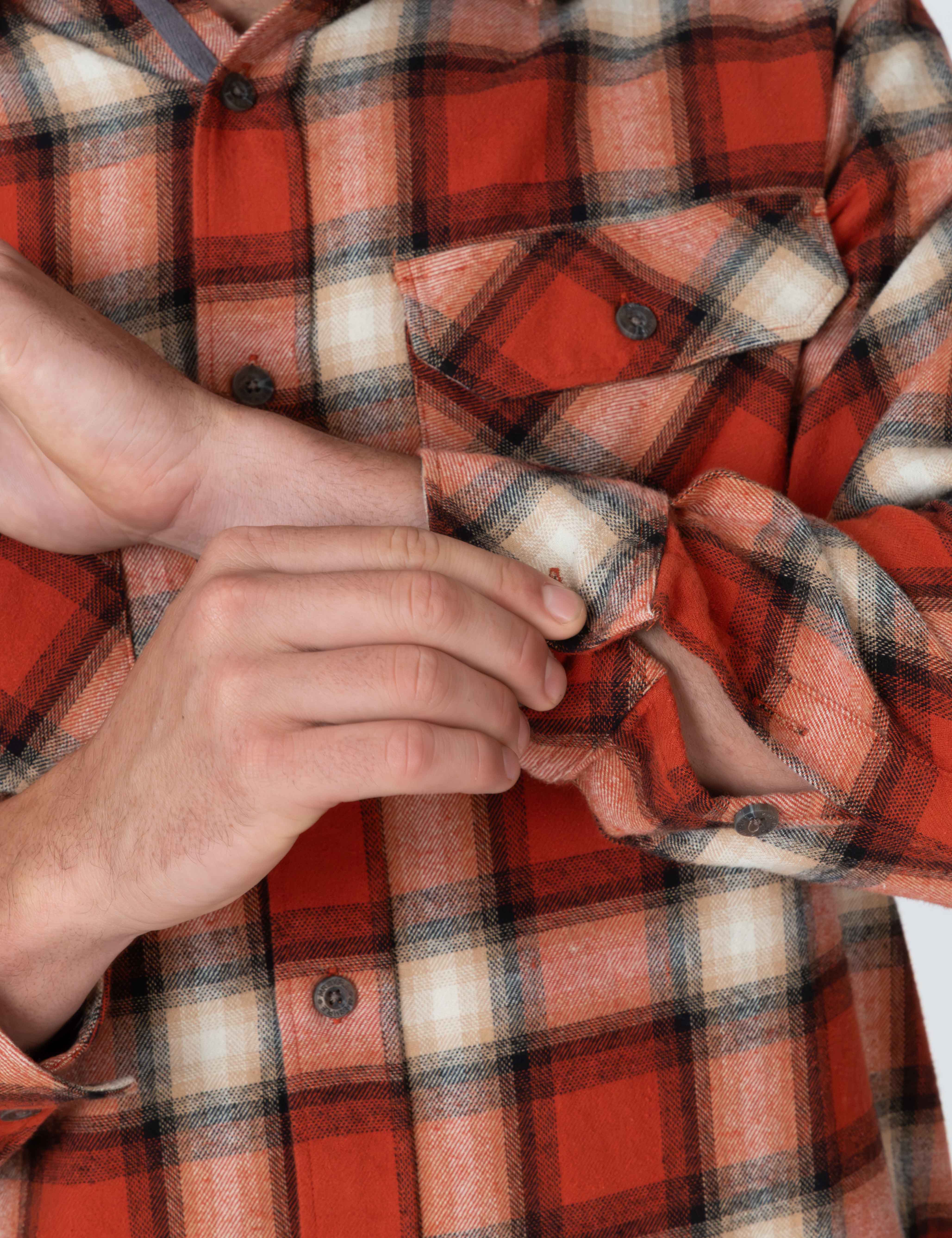 Trevor Flanno Long Sleeve Shirt - Brick Check - Image 16